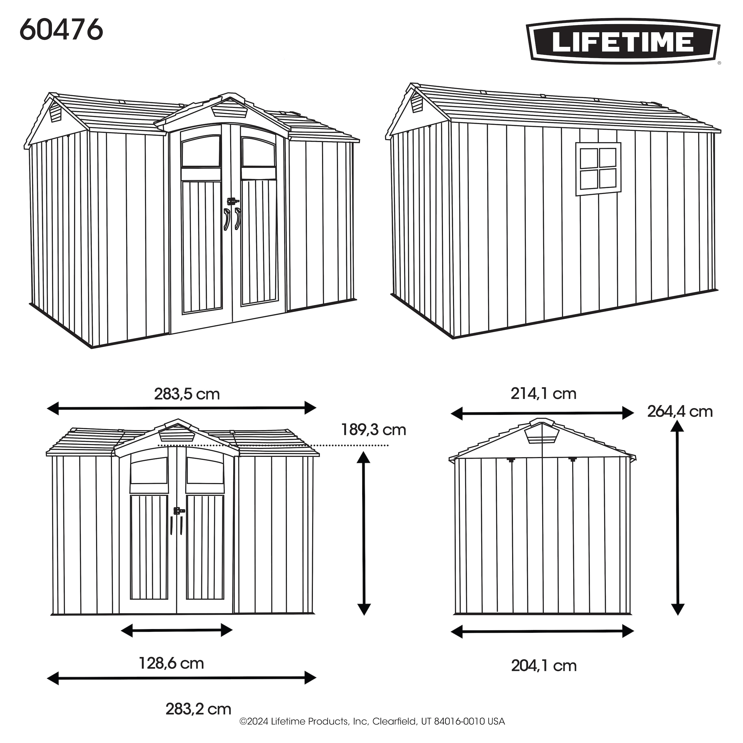 Lifetime Gerätehaus »Ohio«