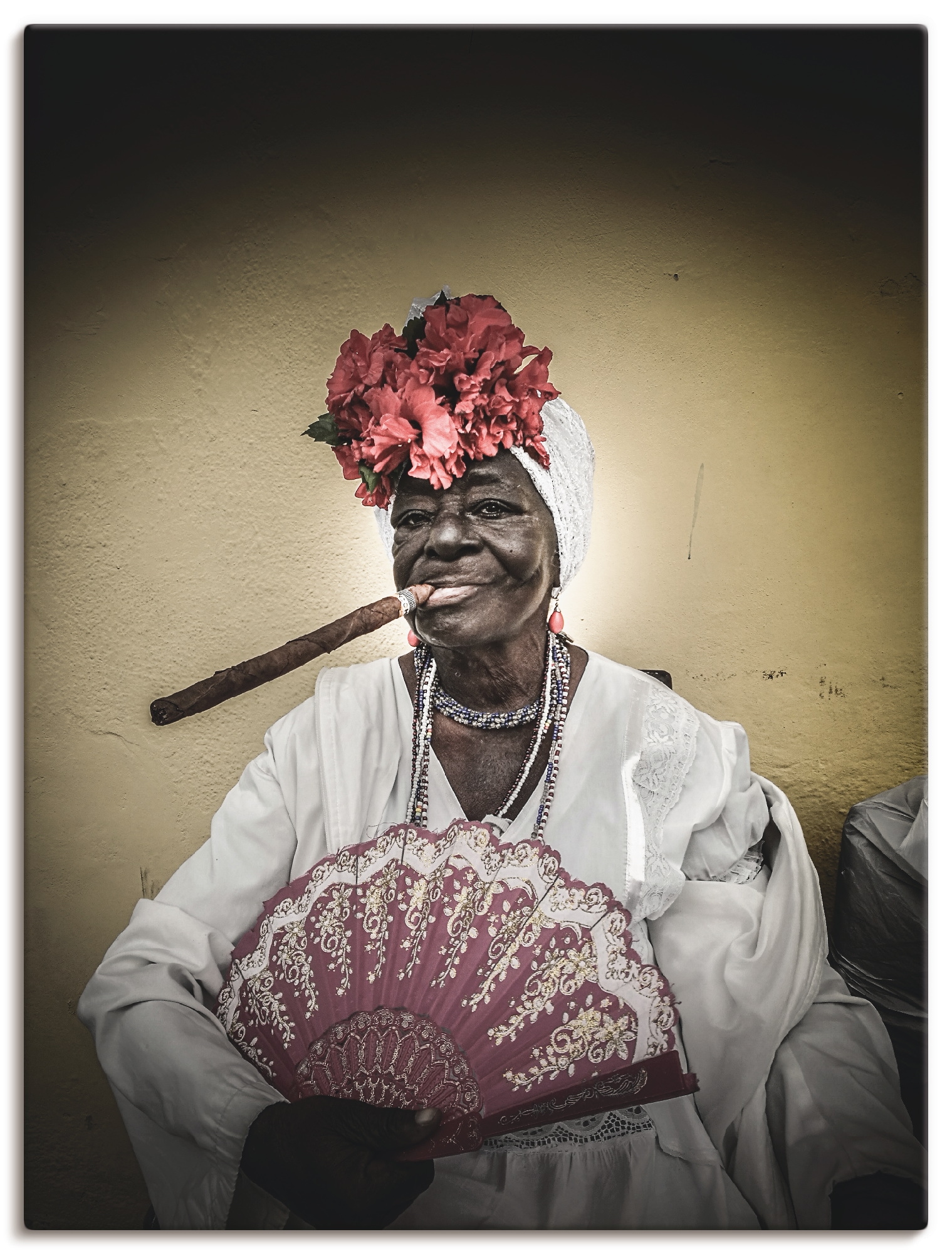 Wandaufkleber Wandbild St.), (1 Poster Alubild, bei »Havanna«, Größen versch. Frau, Leinwandbild, in OTTO online als Artland oder