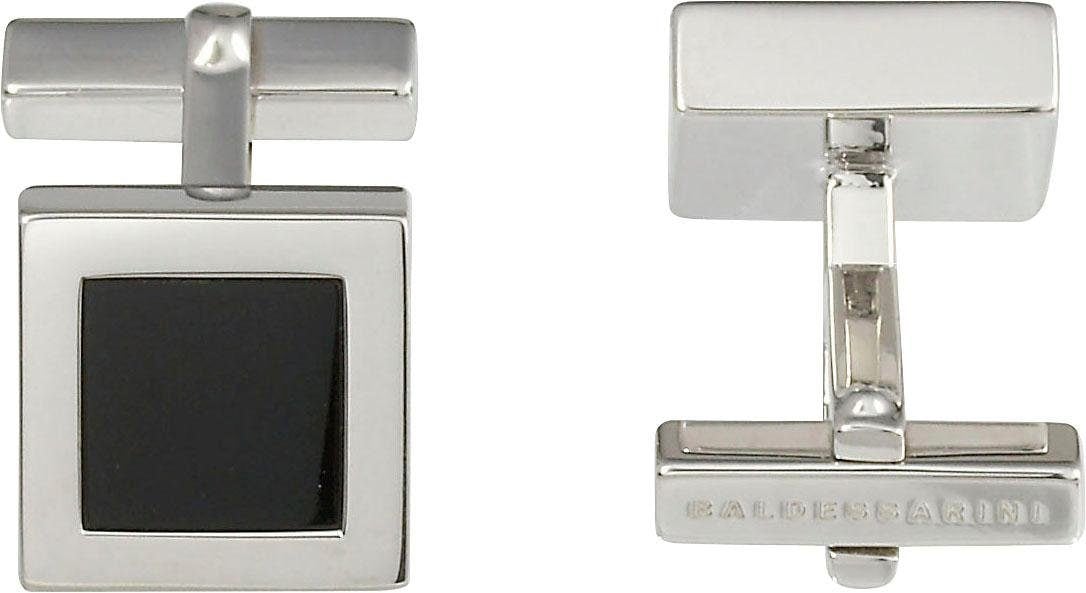 Manschettenknöpfe »Schmuck Geschenk, Cufflink Silber 925«, mit Onyx