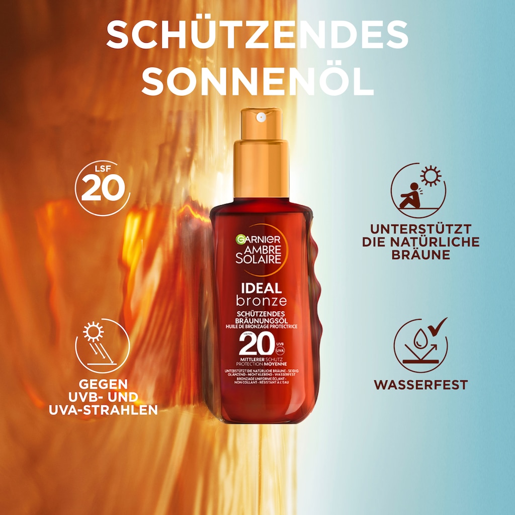 GARNIER Sonnenschutzspray »Schützendes Sonnenöl LSF20«