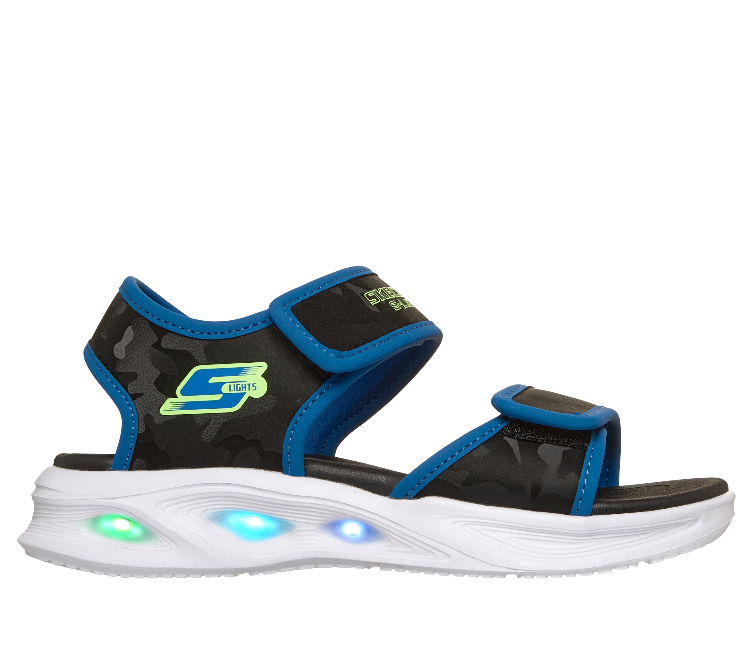 Skechers Sandale »Sola Glow Sandal«  Sommerschuh mit Klettverschluss, Größenschablone zum Download