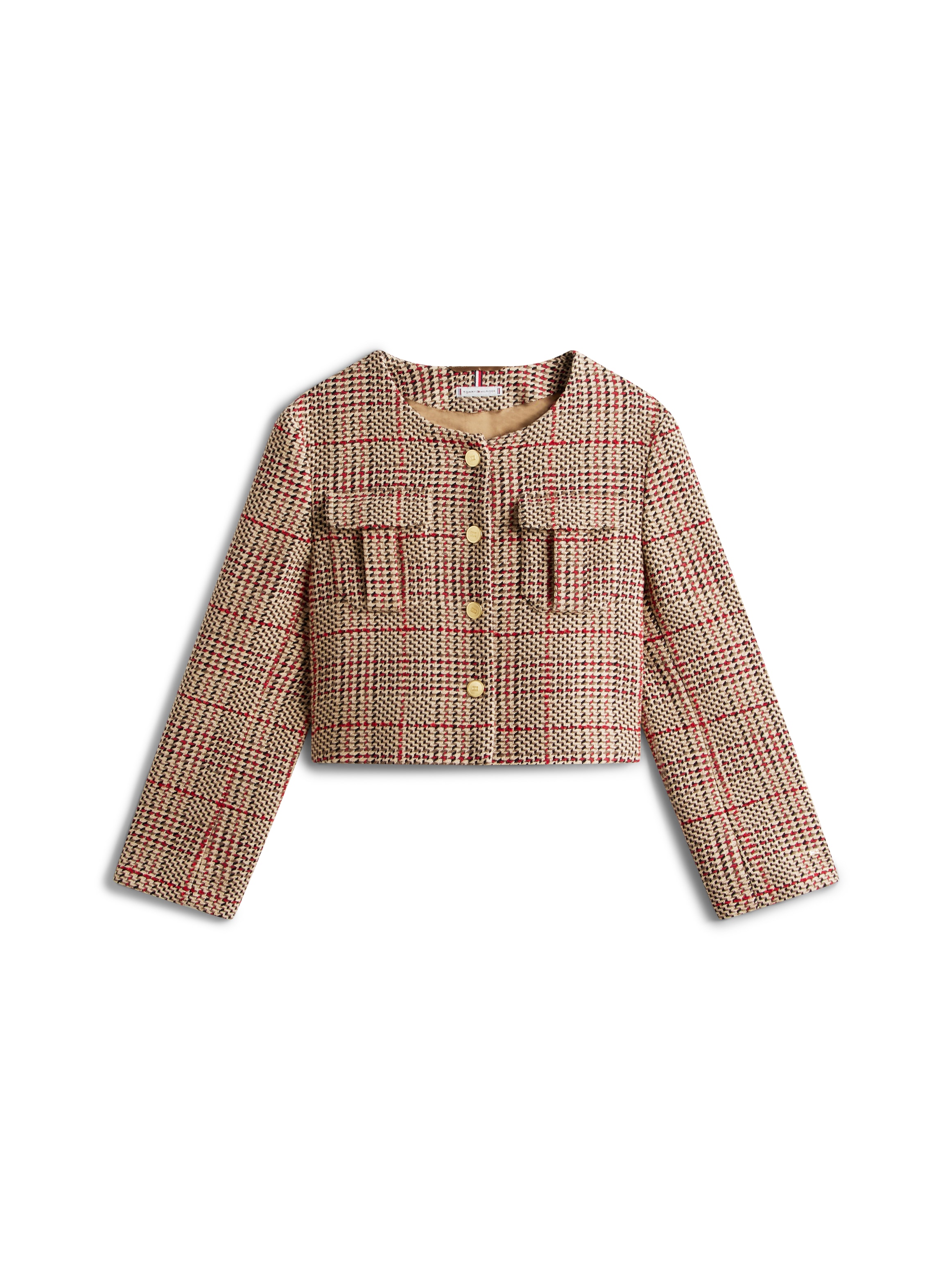 Tommy Hilfiger Kurzblazer »TWEED LADY JACKET«, mit Wolle