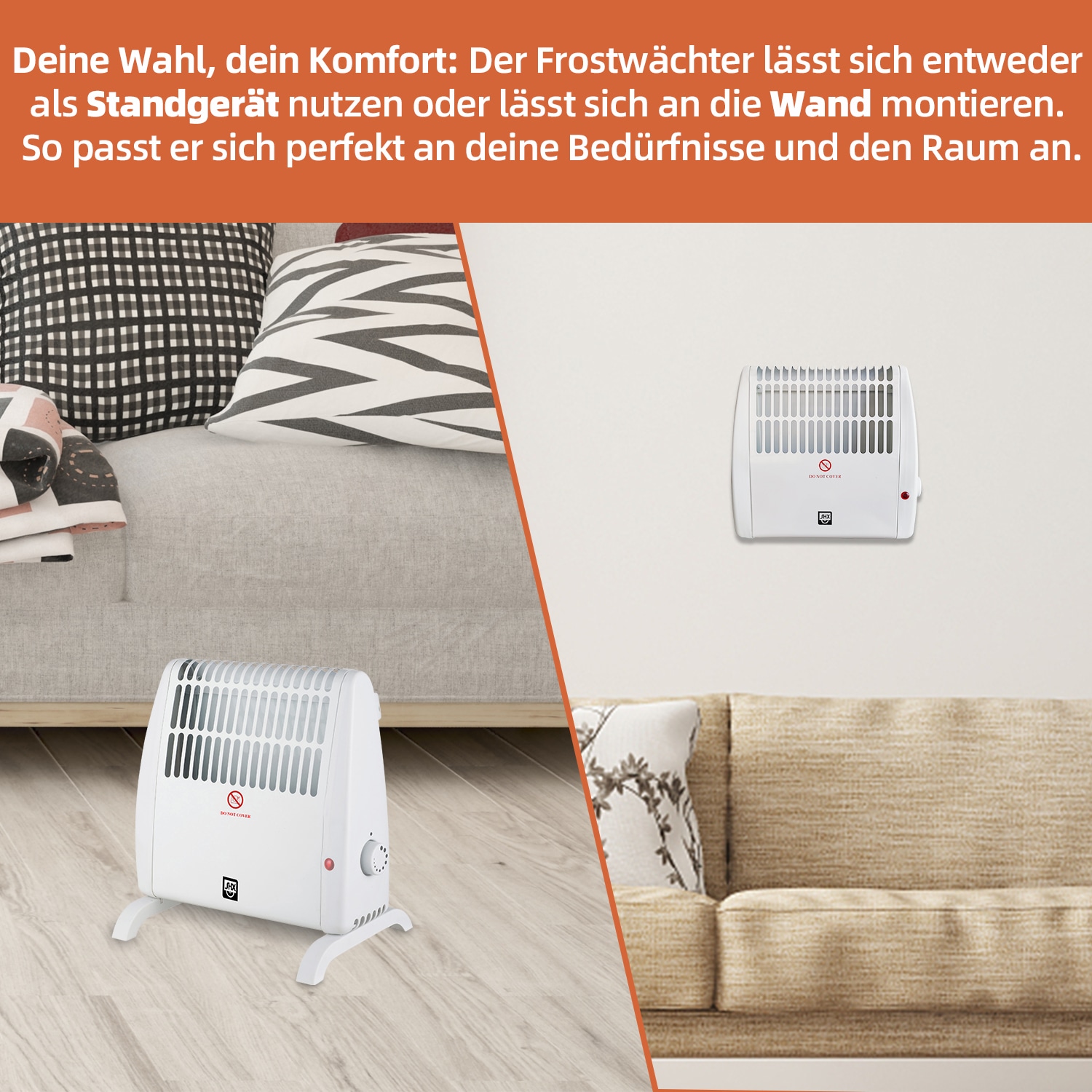 SHX Heizstrahler »SHX05FW450«, 520 W, Wandhalterung, 450W