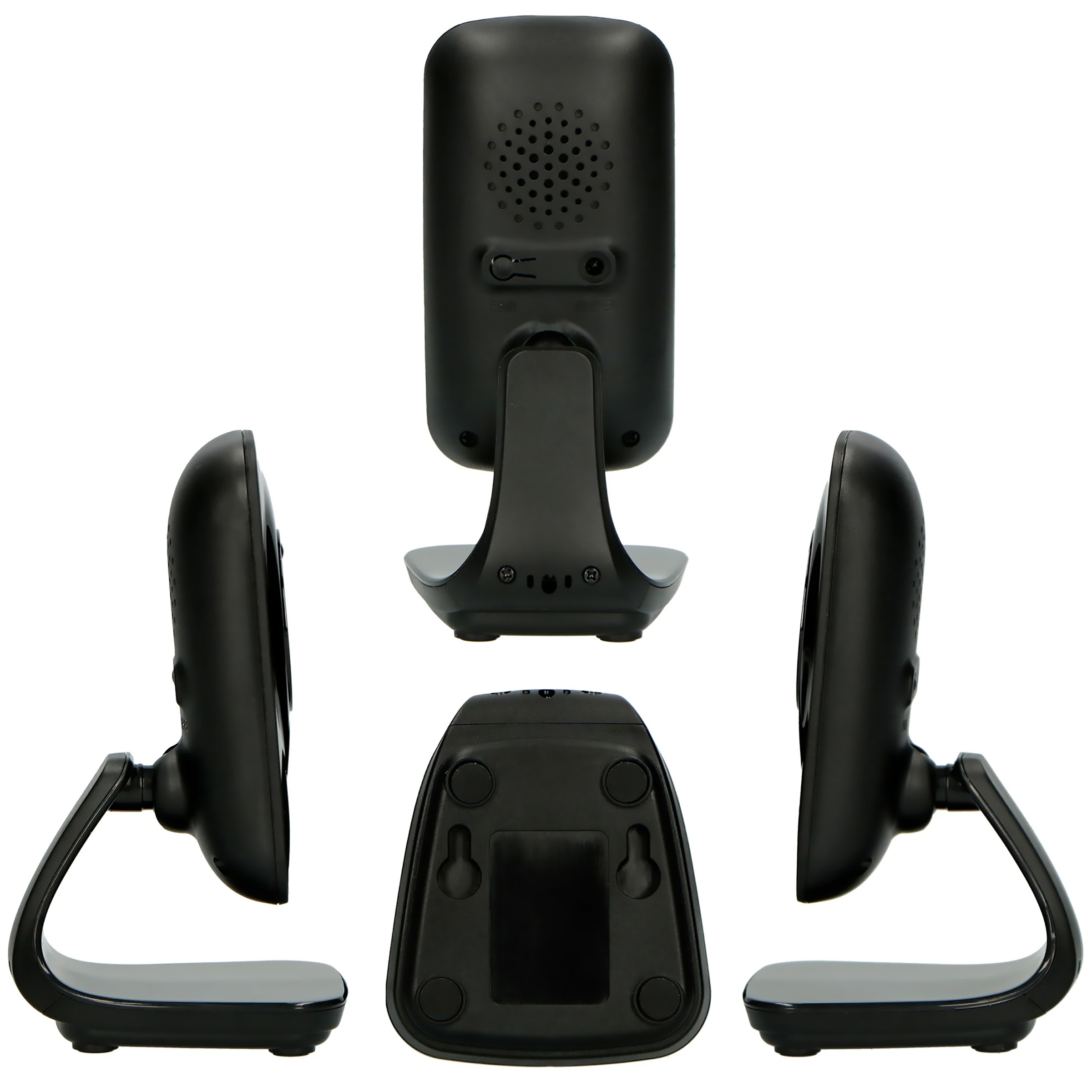 Alecto Video-Babyphone »DVM71 black«, (2 tlg.), 2.4" Farbdisplay, Schlaflieder und Temperaturanzeige