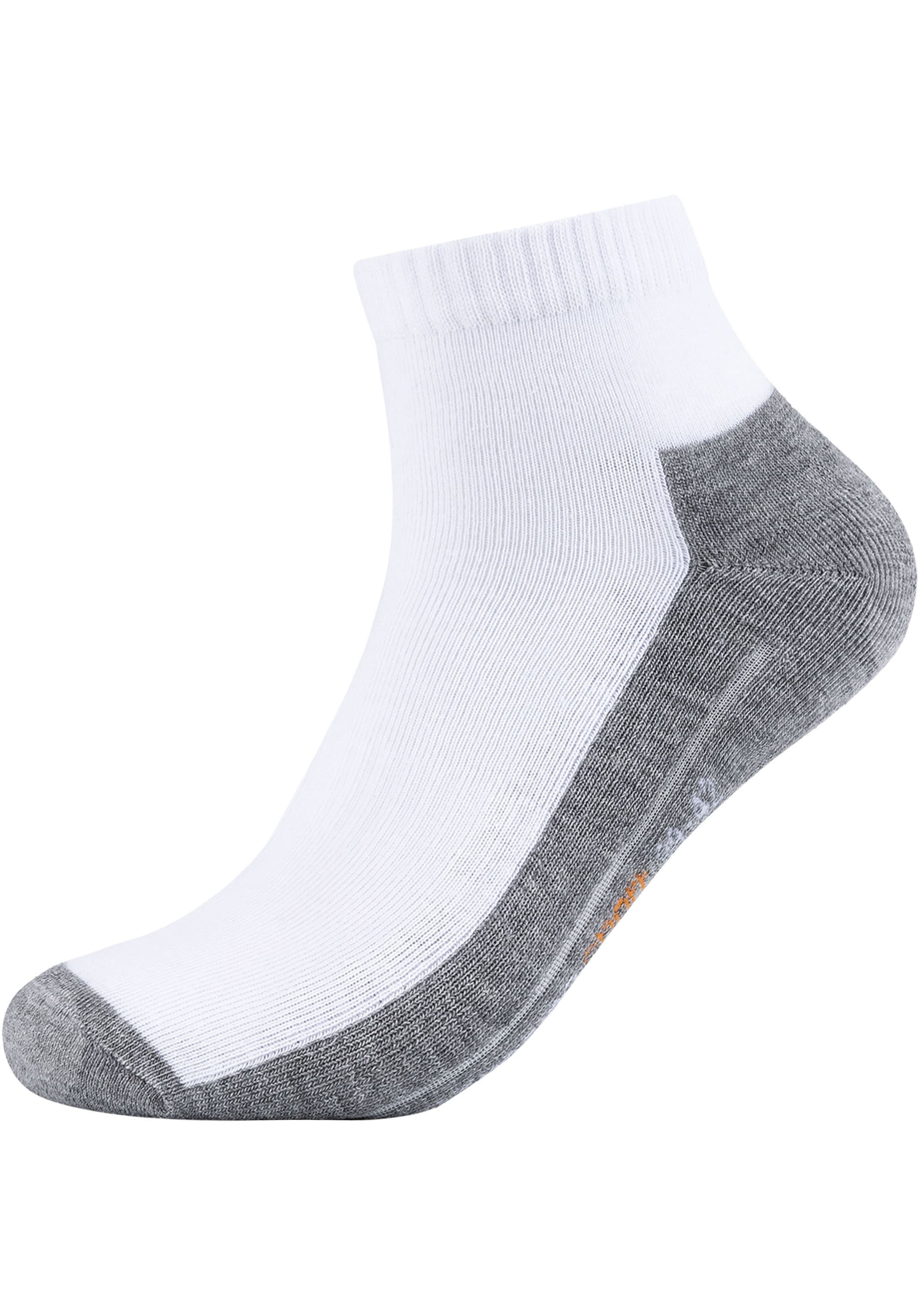 Camano Sportsocken »function«, (4er Pack), mit entlastender Halbplüschsohle