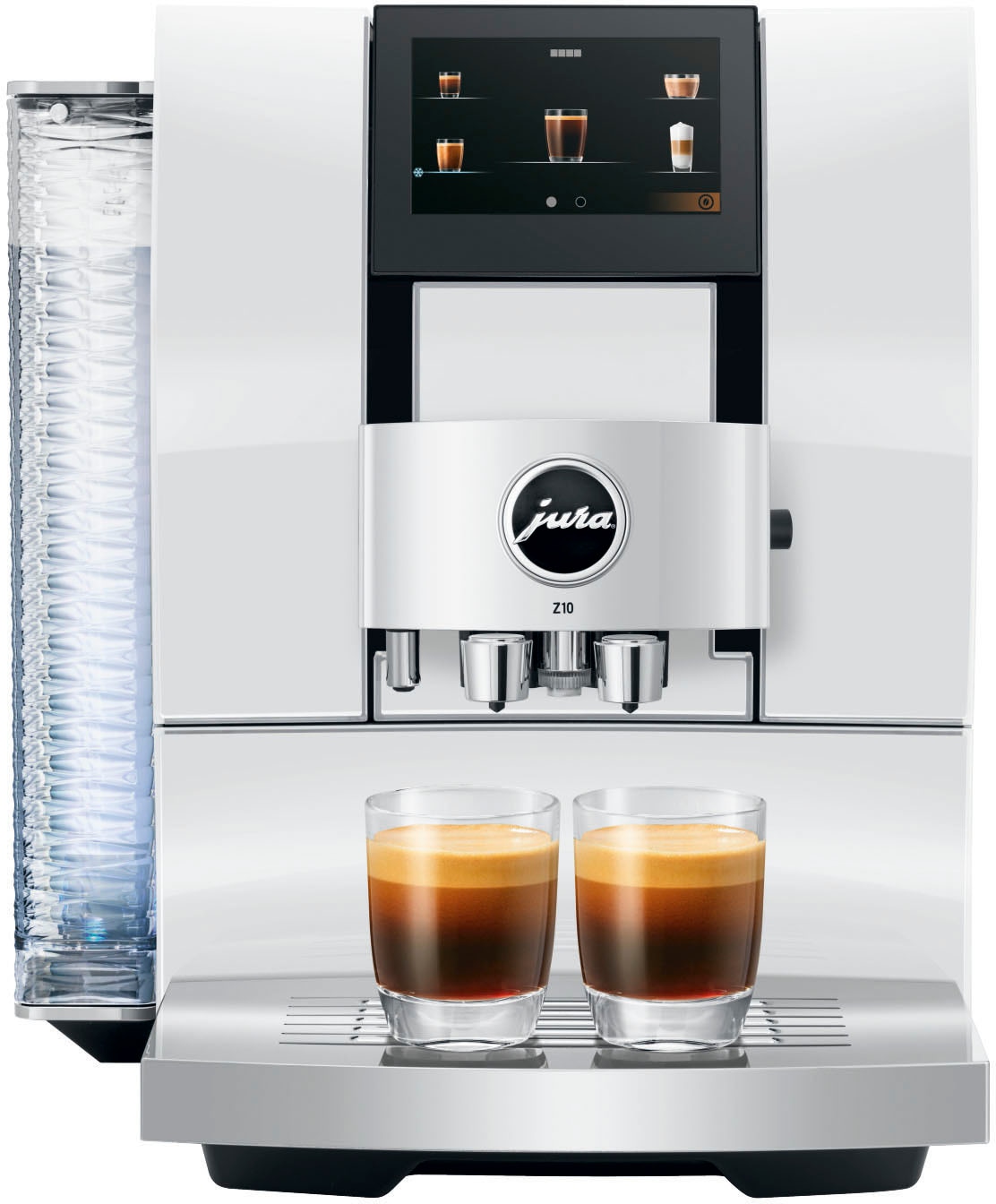 JURA Kaffeevollautomat »15410 Z10 Diamond White (EA)« 51 Spezialitäten, Touch, Light & Cold Brew