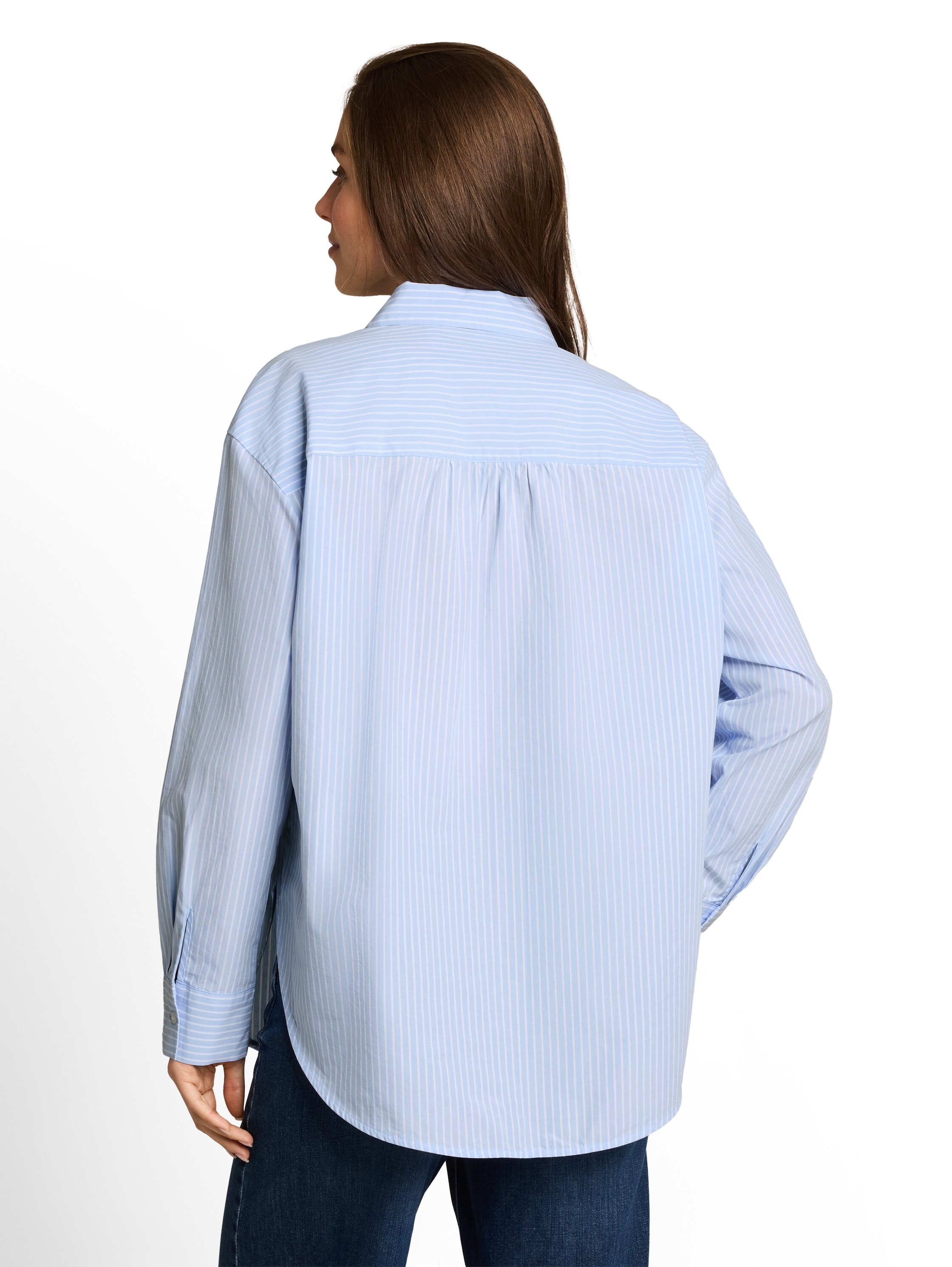 TOM TAILOR Hemdbluse »Loose« mit Manschetten