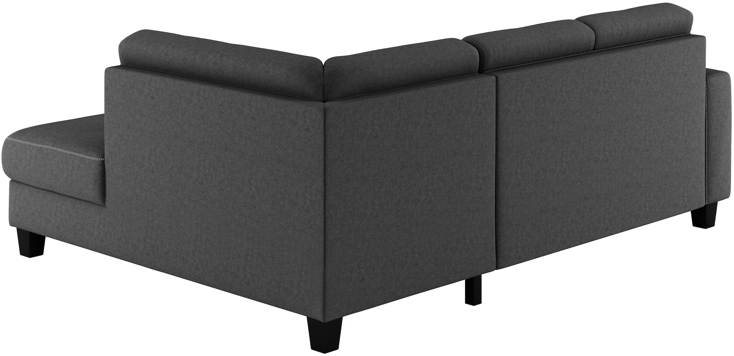 Places of Style Ecksofa »Varese«, Kreuznaht in beige