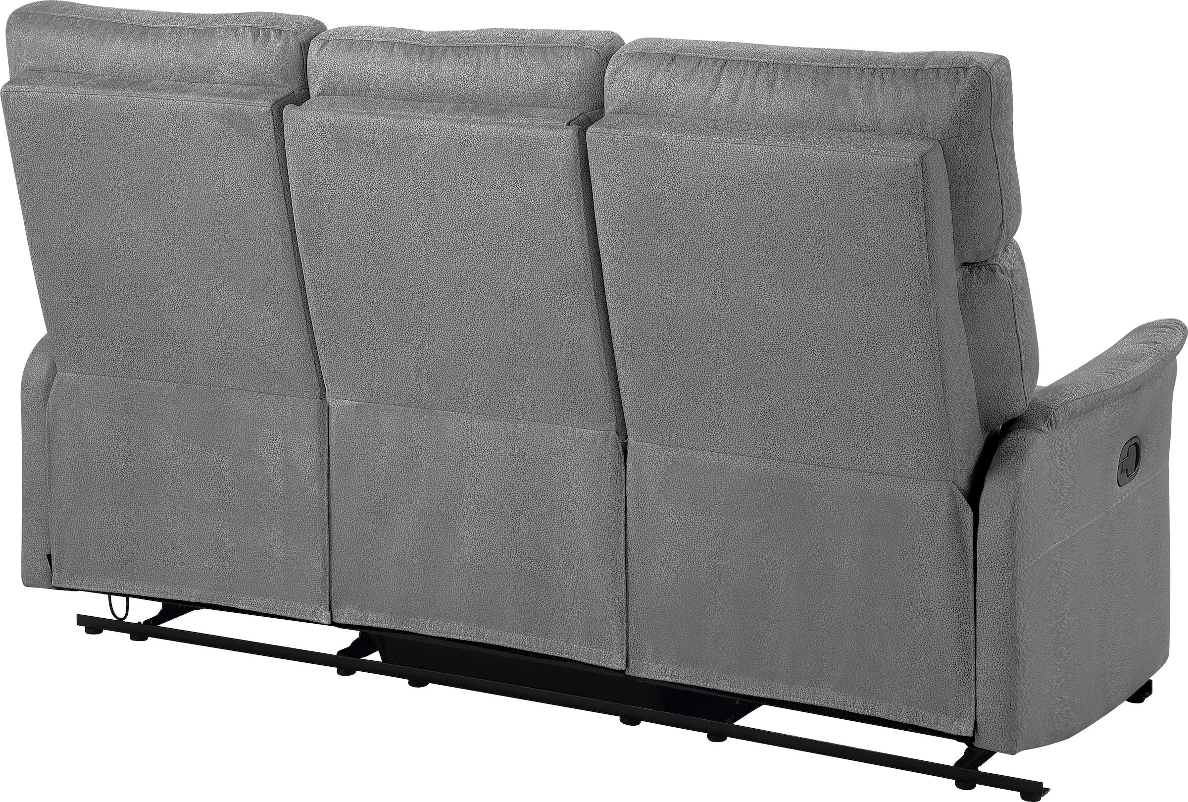 ATLANTIC home collection 3-Sitzer »Falk«, Zwei Relaxfunktionen, klappbare Konsole mit Getränkehalter