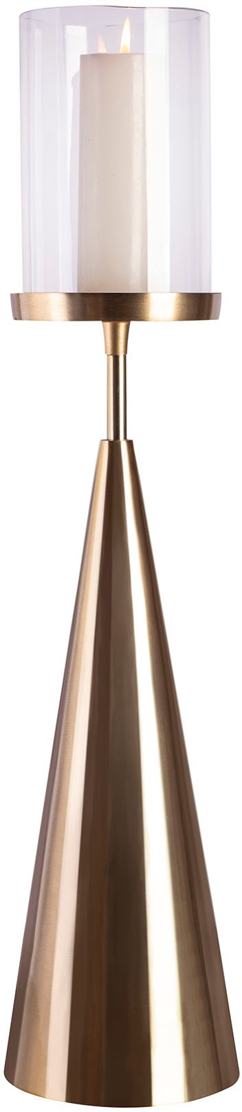 Kayoom Kerzenhalter »Kerzenständer Elia 225« in goldfarben, Größe B/H/T: 14,5 cm x 60 cm x 14,5 cm