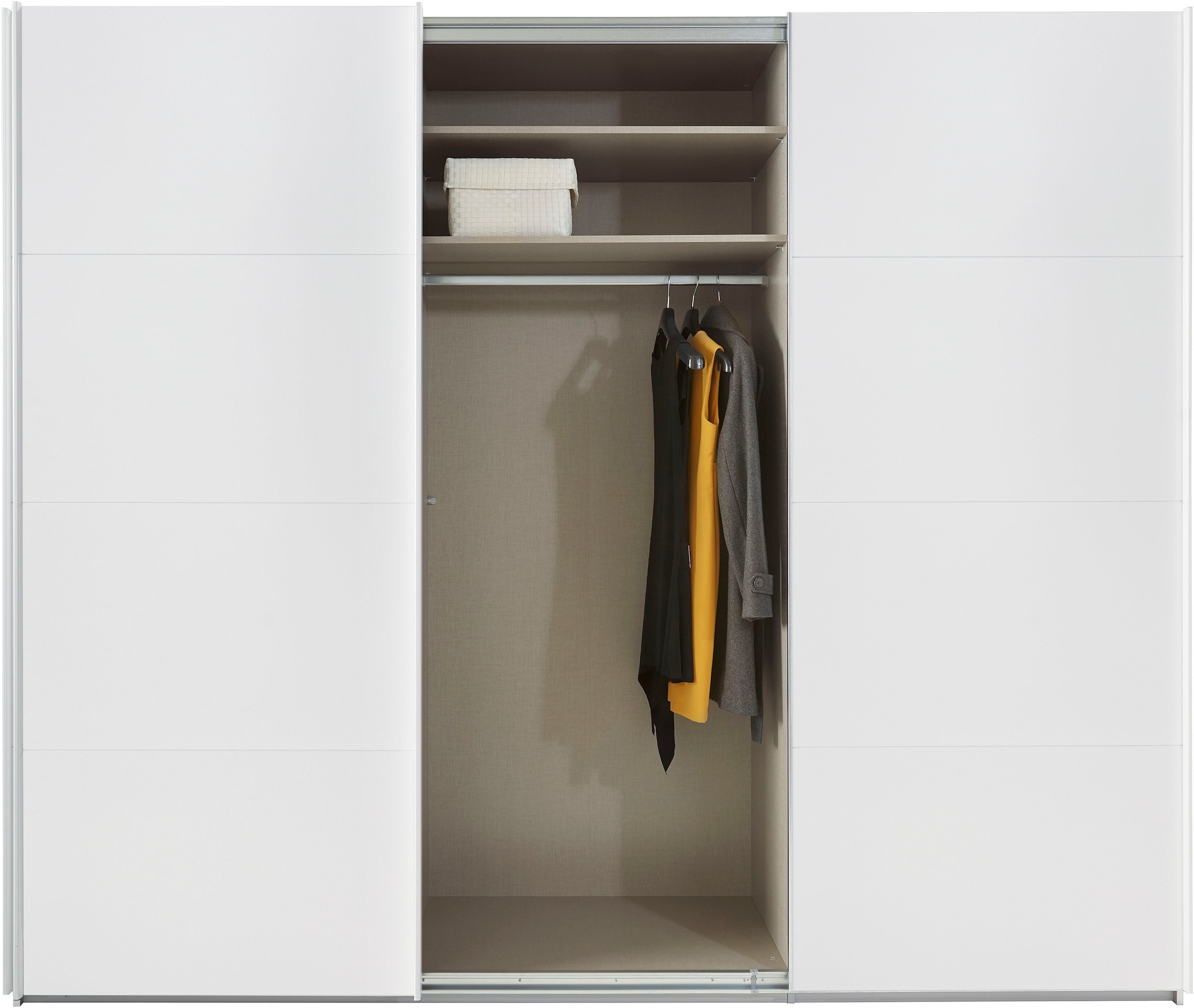 3 OTTO höhenverstellbaren Wäscheeinteilung Schwebetürenschrank Innenschubladen ORANGE sowie »Oteli«, inkl. zusätzlichen Einlegeböden Online mit Shop kaufen im rauch
