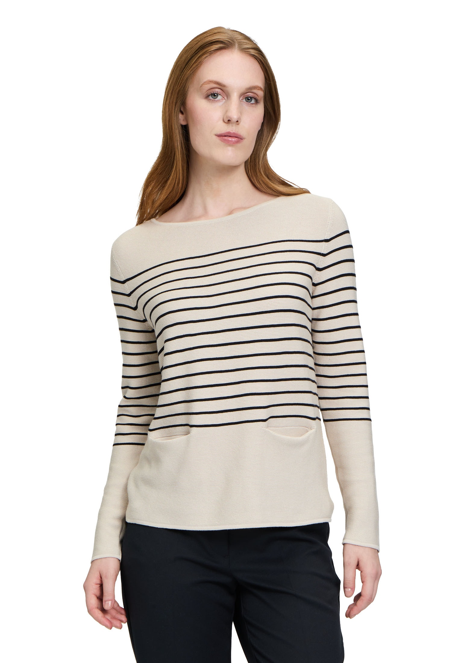 Betty Barclay Rundhalspullover »Feinstrickpullover mit Eingrifftaschen«