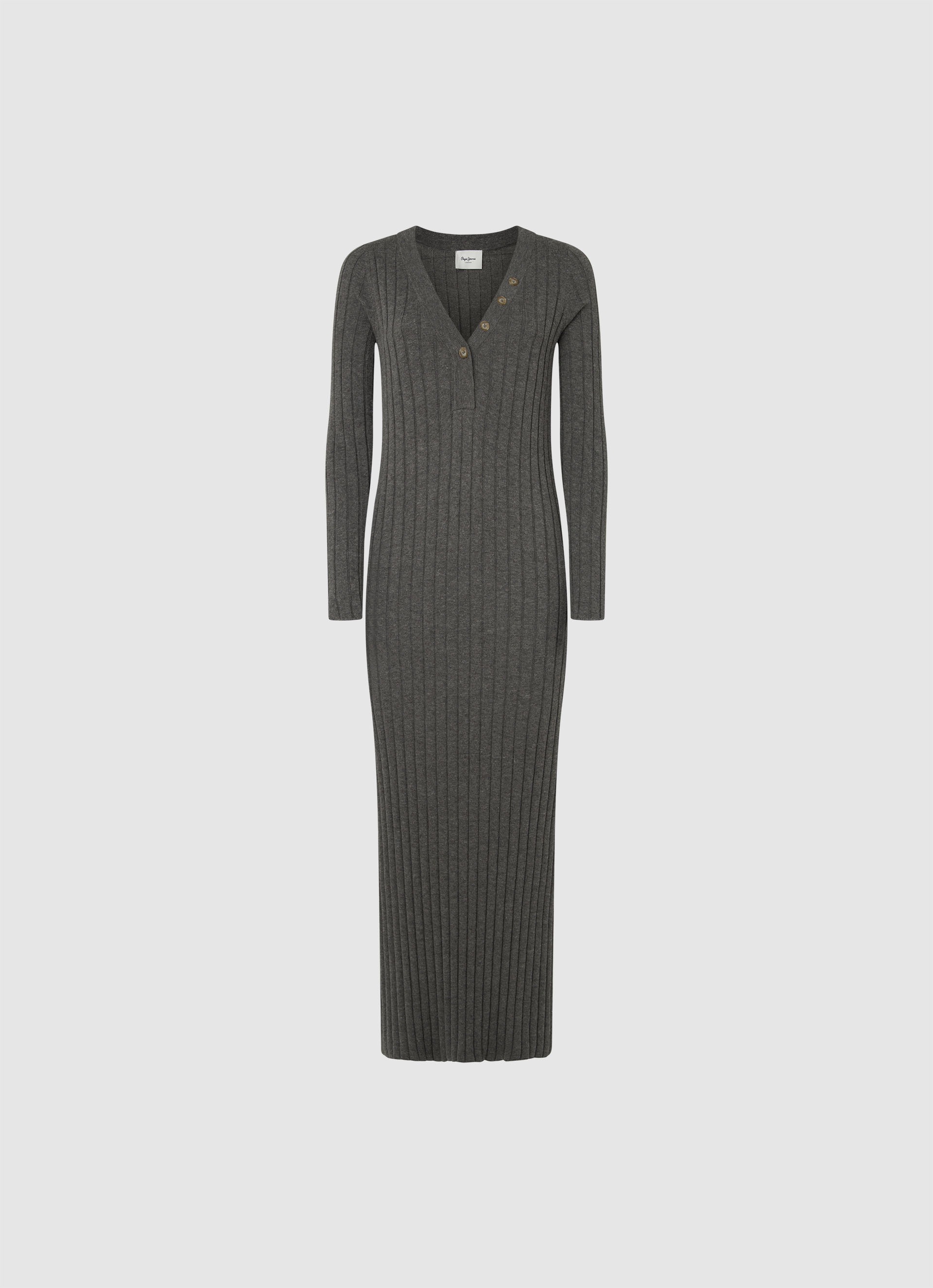 Pepe Jeans Strickkleid »IZABEL DRESS«, mit dekorativer Knopfleiste