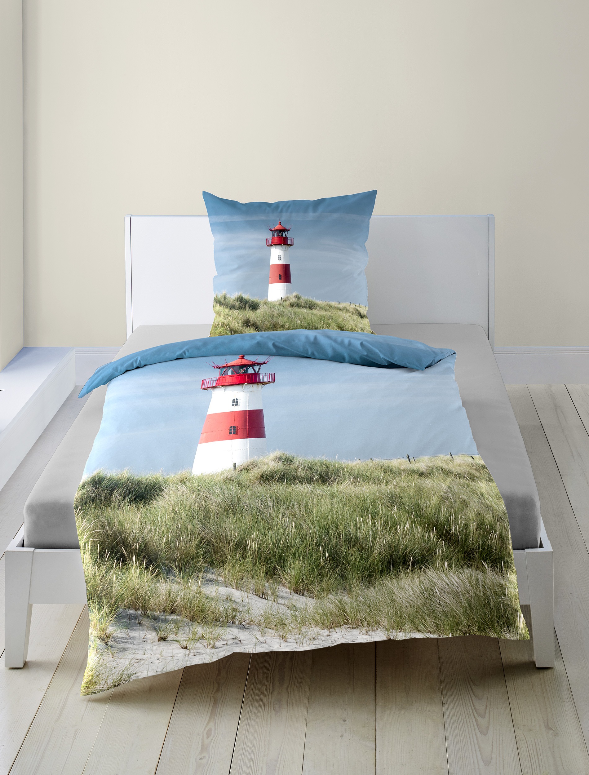 BIERBAUM Bettwäsche »Bettwäsche 5285« 2 Mako-Satin, 100  % Baumwolle, pflegeleicht, seidig glänzend