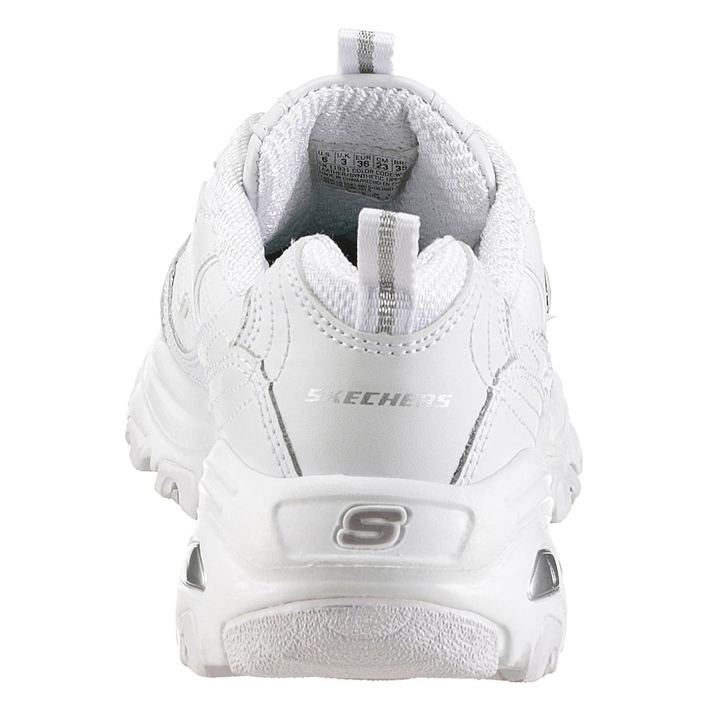 Skechers Sneaker »D´Lites-Fresh Start«, Freizeitschuh, Halbschuh, Schnürschuh mit Bio-Dri-Ausstattung