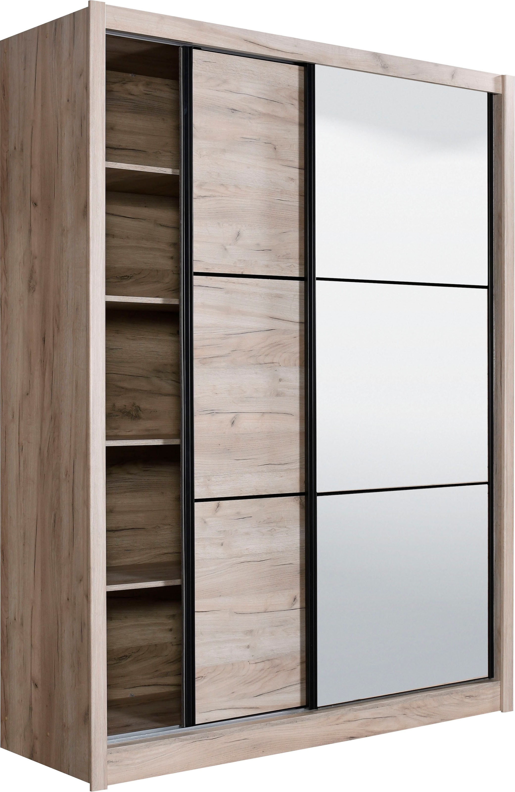 INOSIGN Schwebetürenschrank »Navara«, mit Spiegel und zusätzlichen  Einlegeböden kaufen bei OTTO