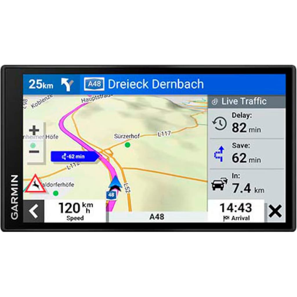 Garmin Navigationsgerät »DriveSmart™ 66 mit Amazon Alexa EU, MT-S«, (Karten-Updates)