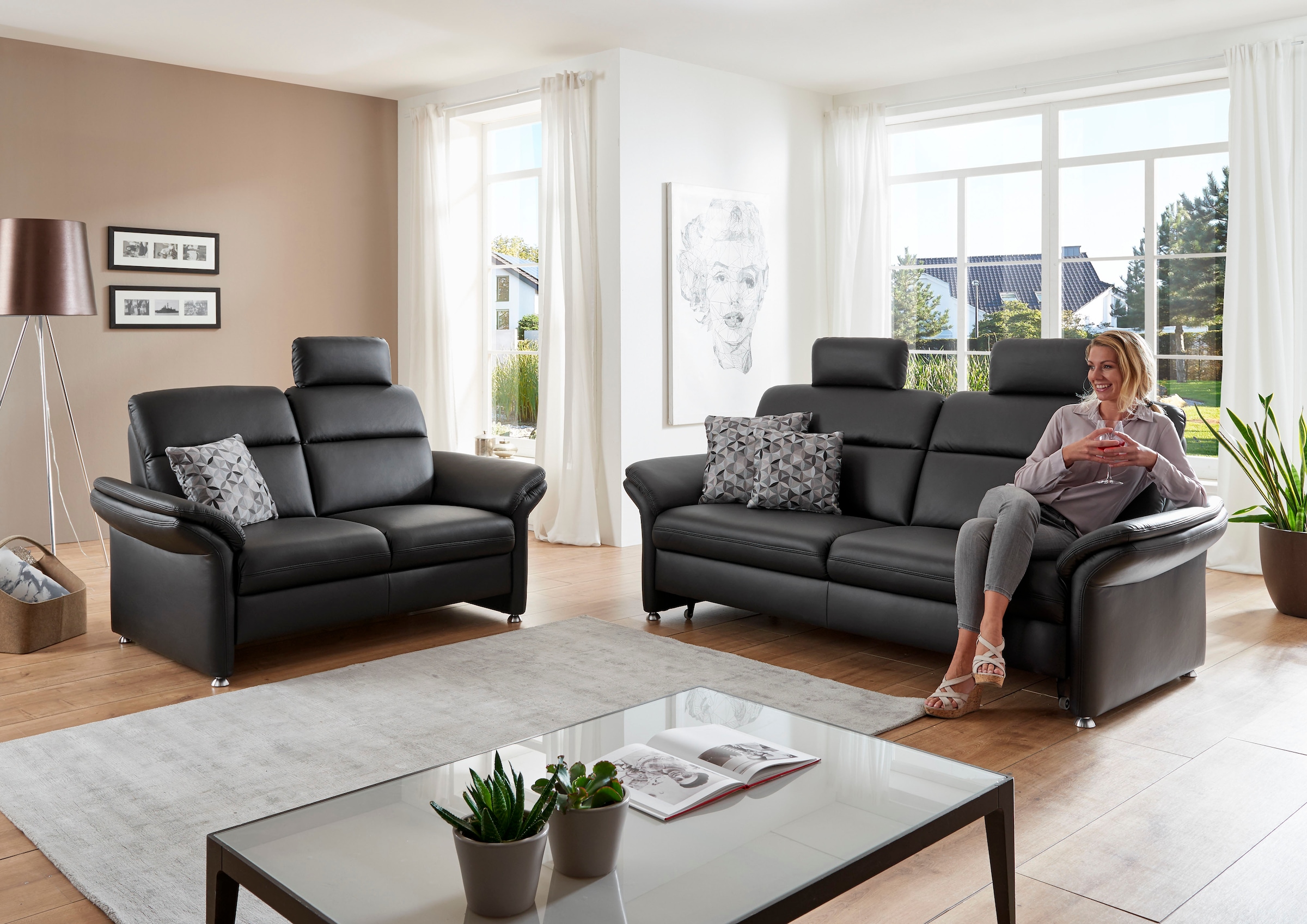 Die PlanBar 3-Sitzer »PN-EM16031, mit Kopfstützen« wahlweise mit  Relaxauszug