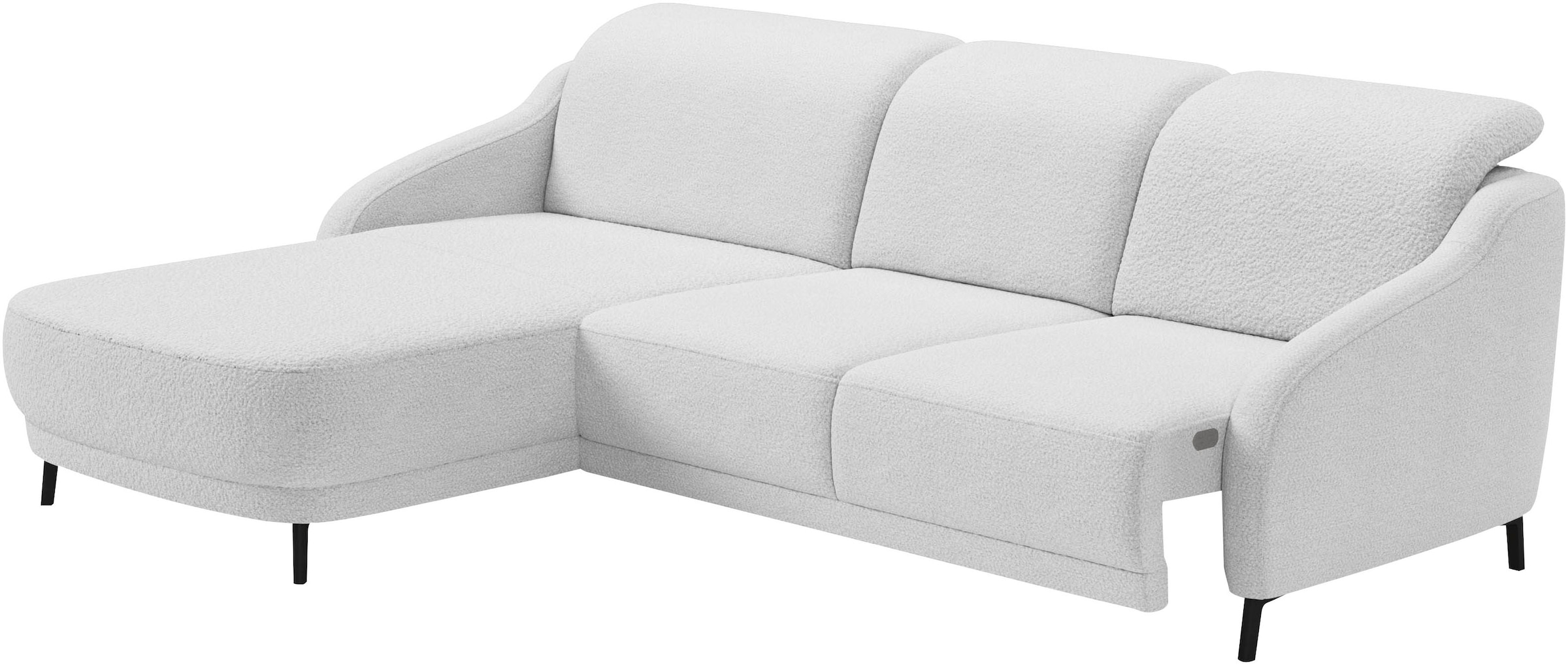 sit&more Ecksofa »Blues L-Form«, wahlweise mit Klapptisch und USB