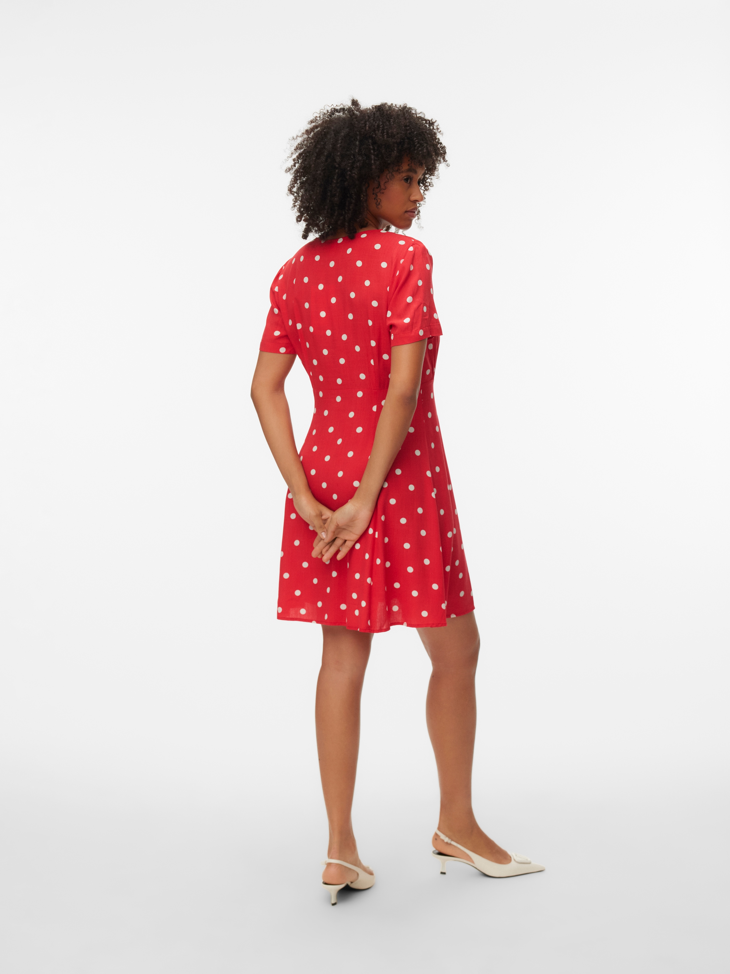 Vero Moda Minikleid »VMKORA S/S SHORT DRESS WVN BTQ« Viskose