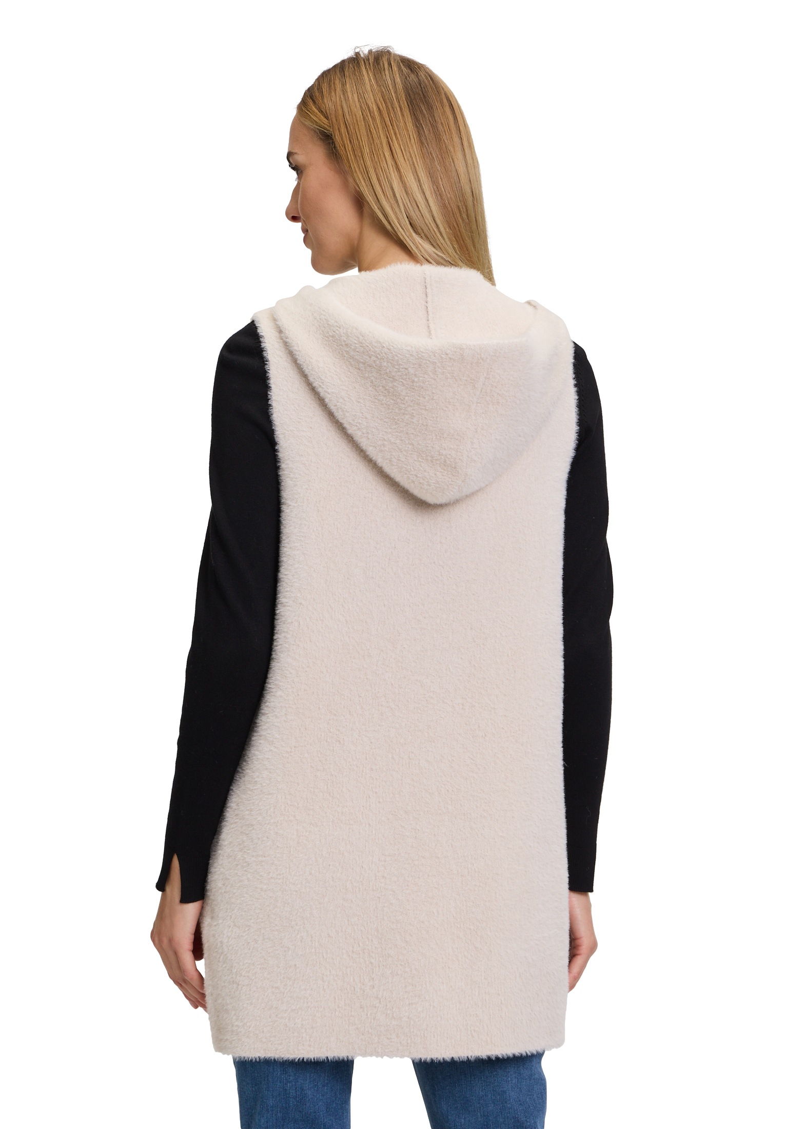 Amber & June Strickjacke »Strickweste mit Kapuze«