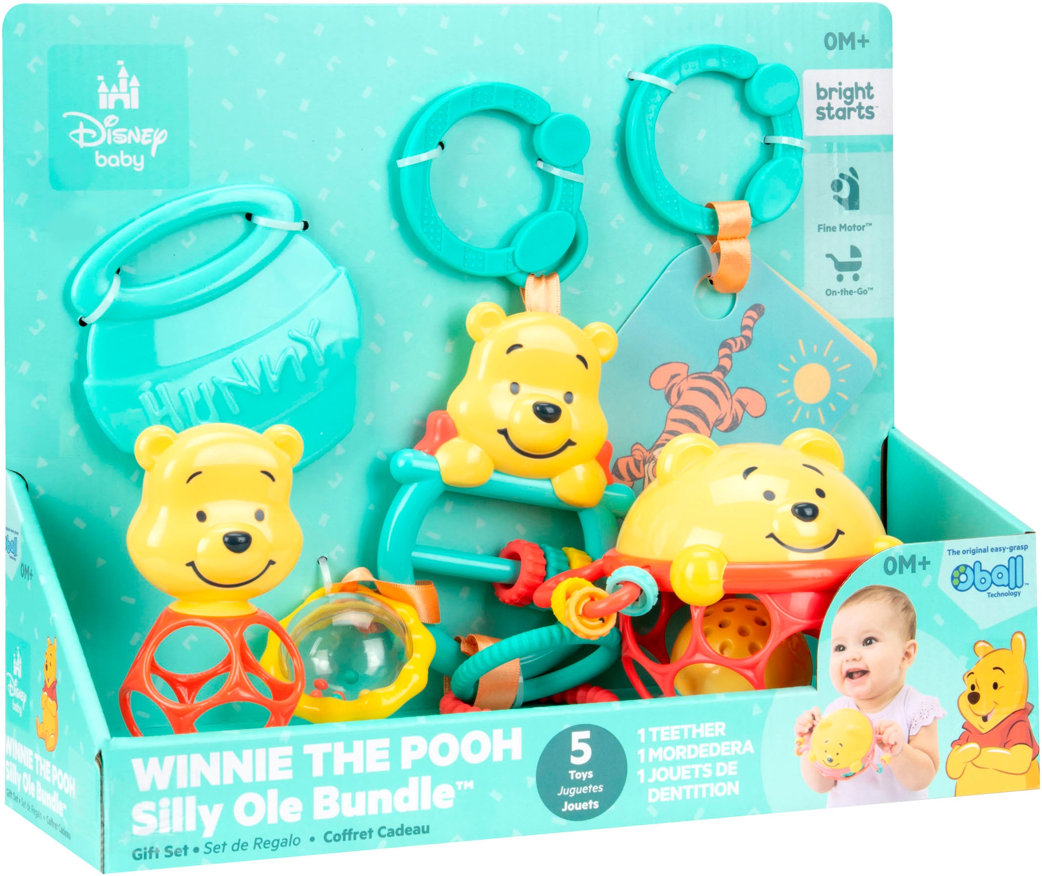 Bright Starts Greifspielzeug »Winnie the Pooh Silly Ole Bundle Gift Set«