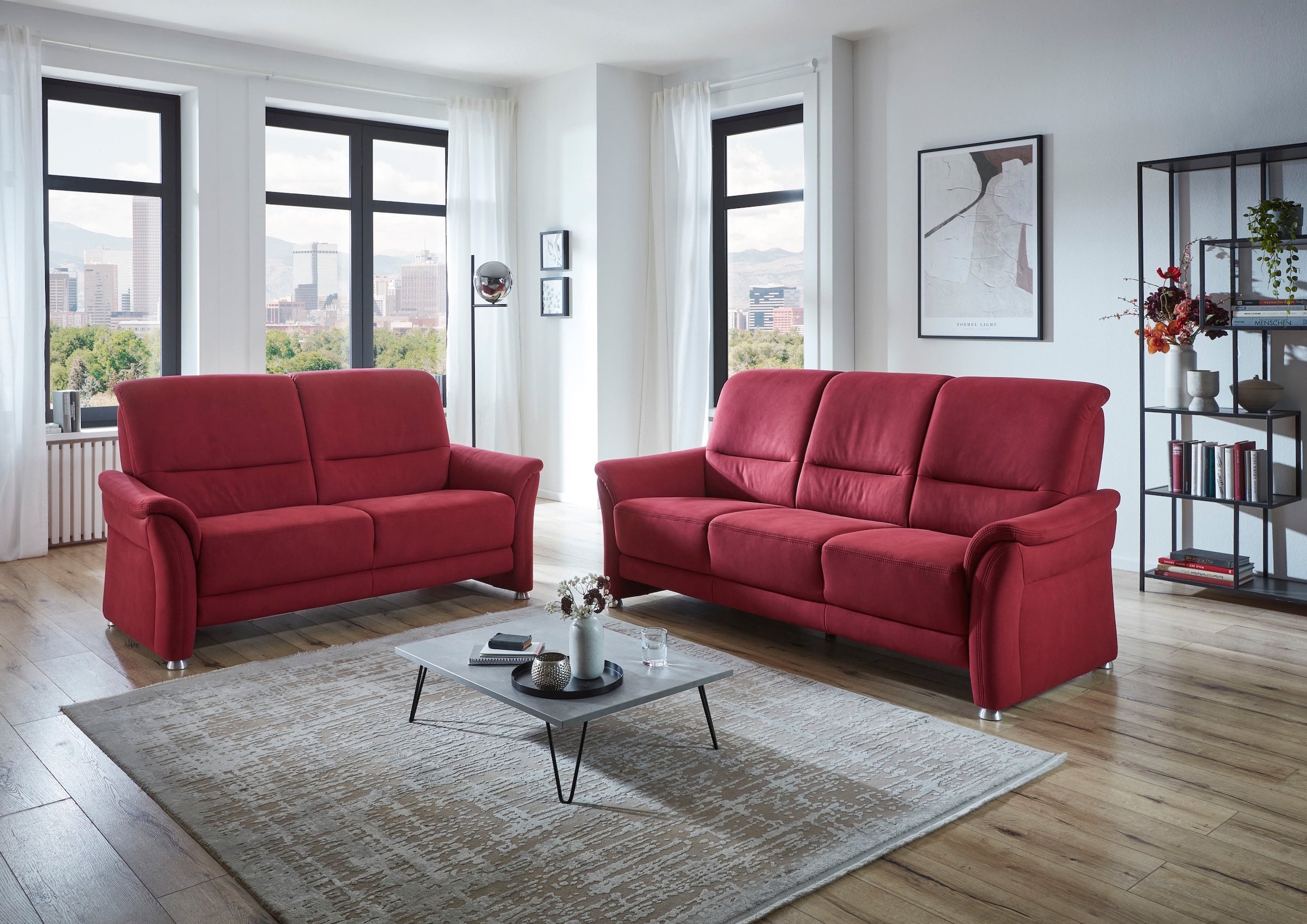 Die PlanBar 2,5-Sitzer »PP-PF23182« Federkernpolsterung, wahlweise mit Stauraum