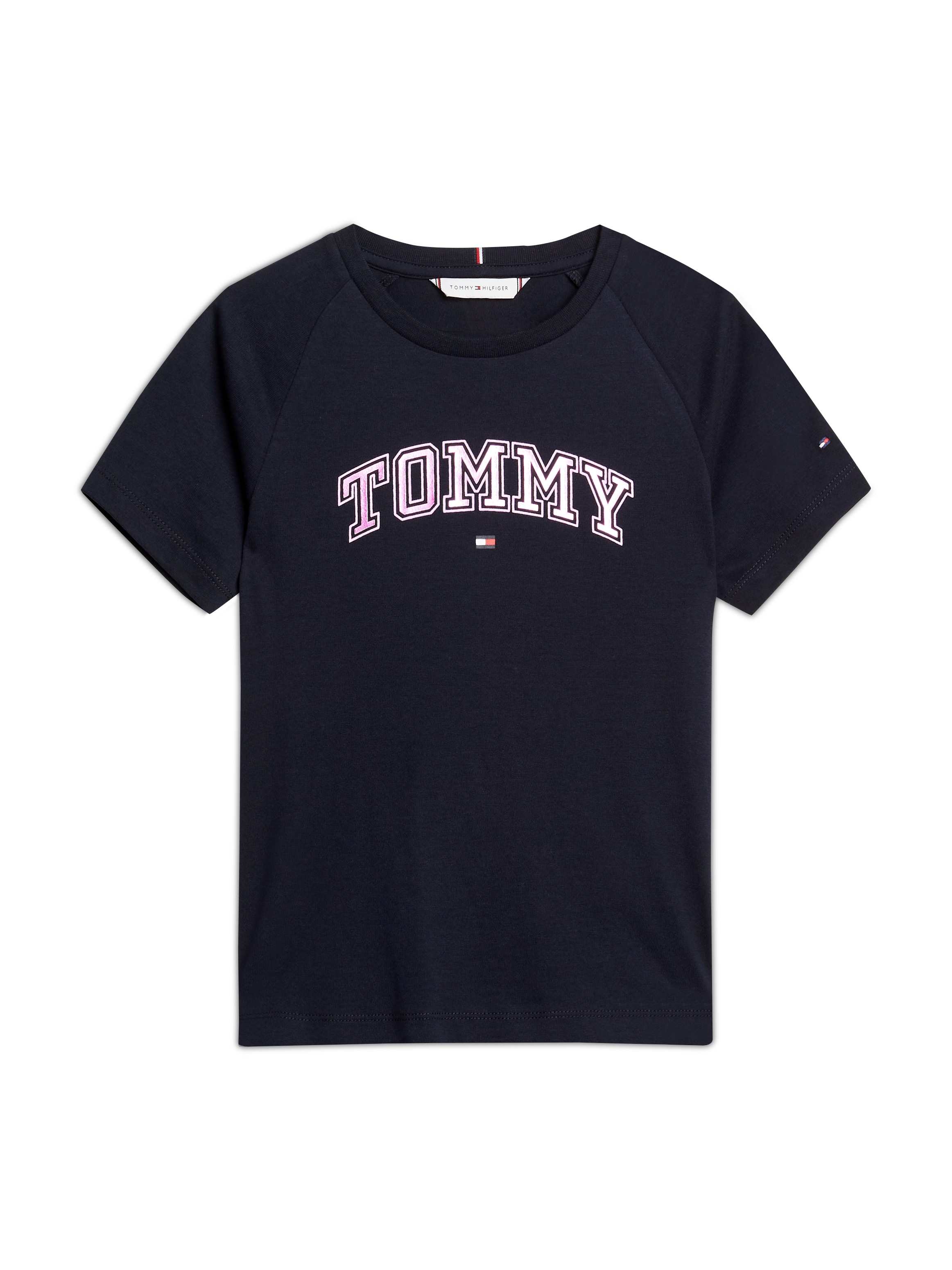 Tommy Hilfiger Kurzarmshirt »VARSIY FOIL REG TEE SS«, Kinder bis 16 Jahre mit Logoprägung