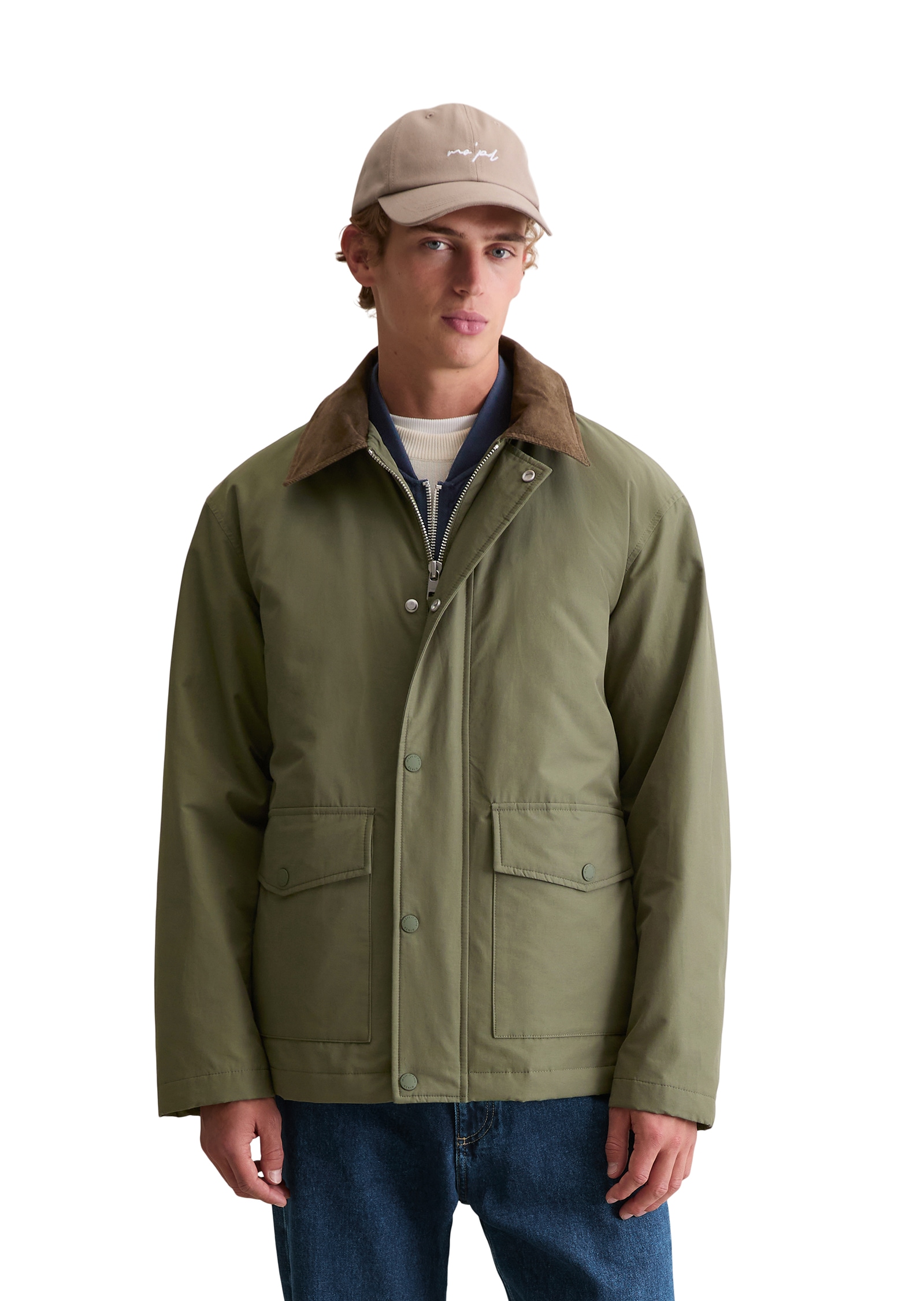 Marc O'Polo DENIM Cabanjacke »regular fit wasserabweisend und leicht wattiert«