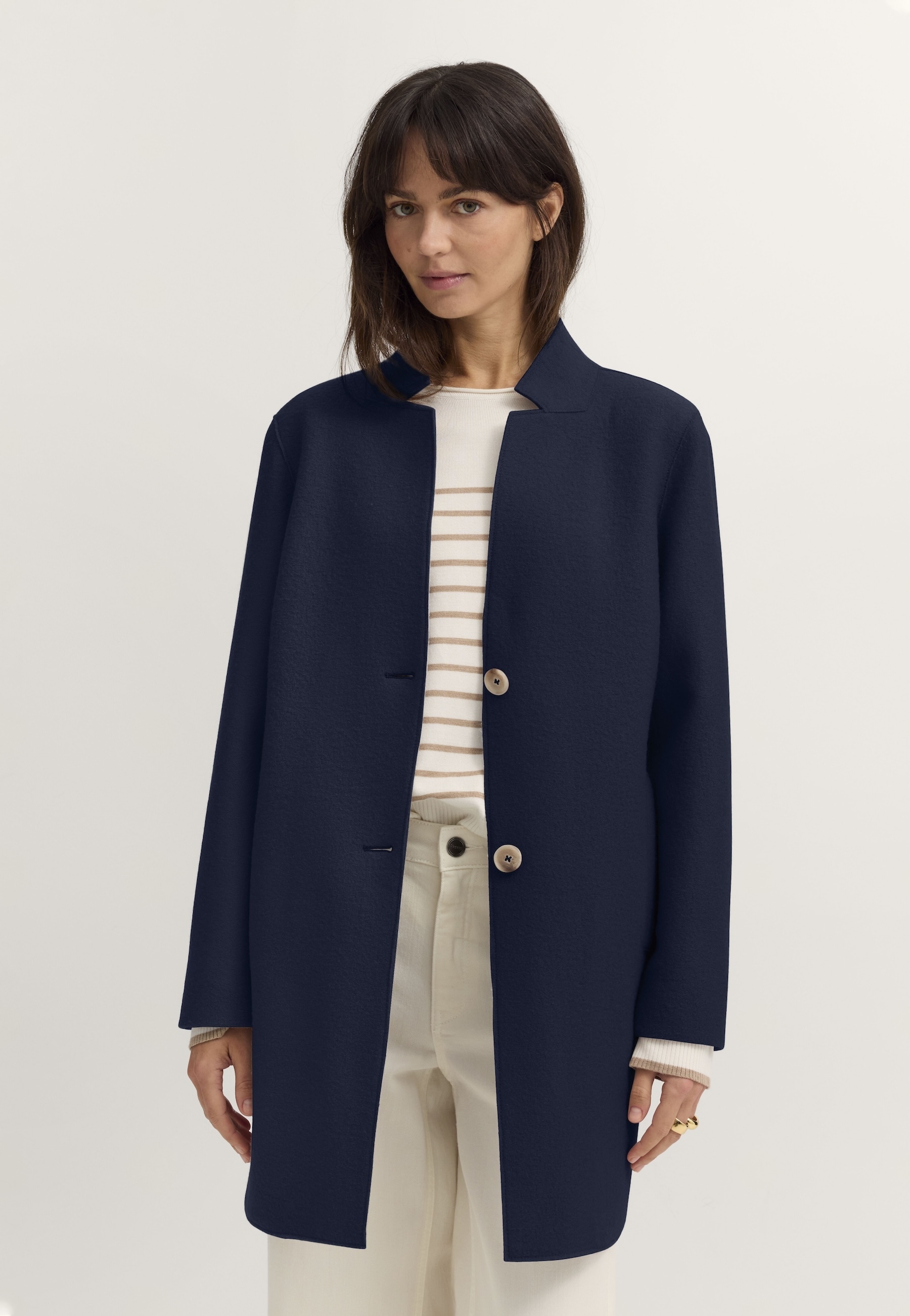 bugatti Wollmantel »Regular Fit« aus reiner italienischer Wolle