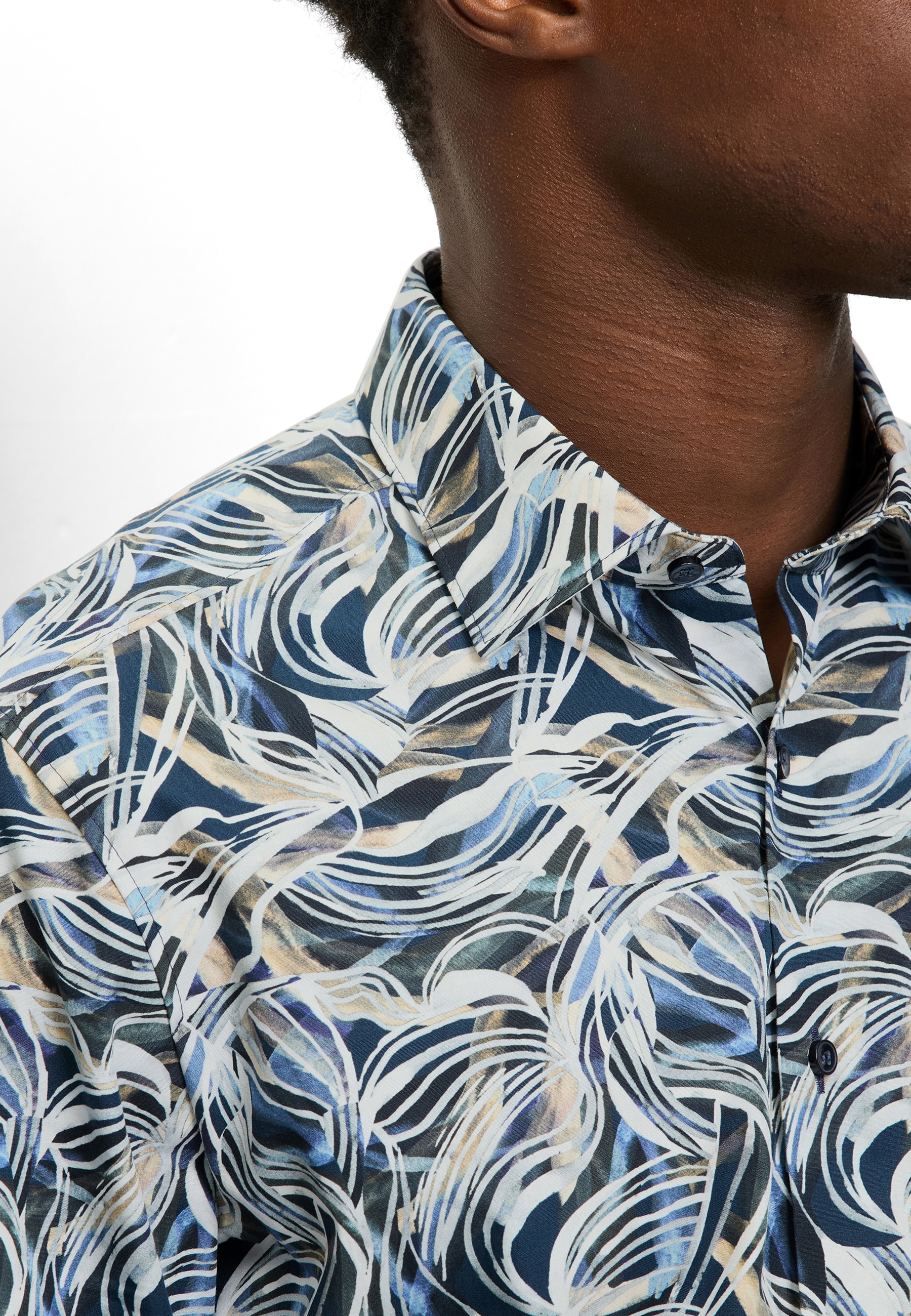 OLYMP Langarmhemd »Level Five« Businesshemd, body fit, New York Kentkragen