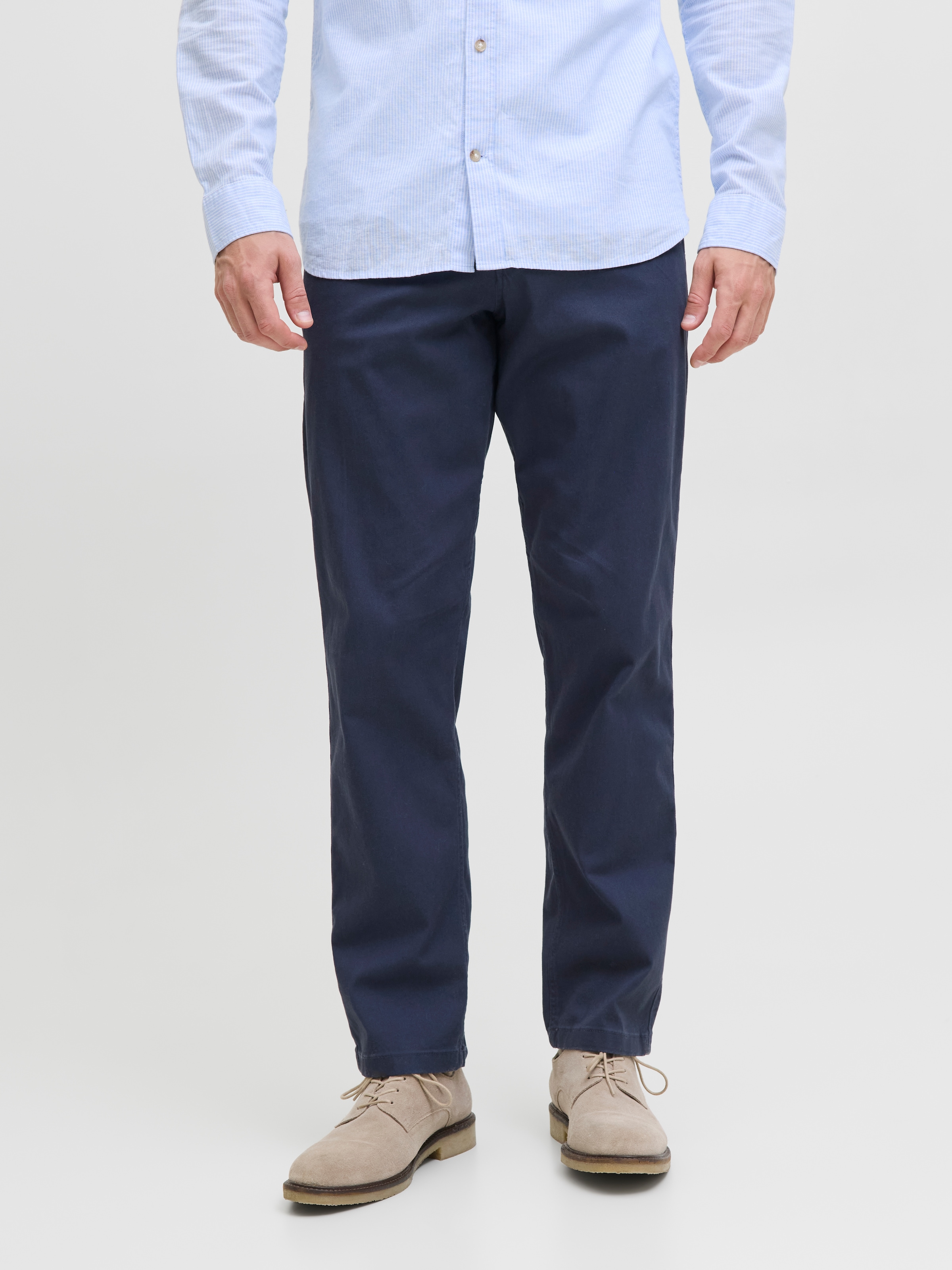 Jack & Jones Chinohose »JPSTKANE DAVE CHINO 2PK MP NOOS«, (Packung, 2 tlg.), In vorgewaschener Qualität