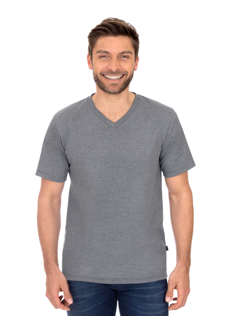 Trigema T-Shirt »TRIGEMA V-Shirt Baumwolle« online DELUXE OTTO bestellen bei