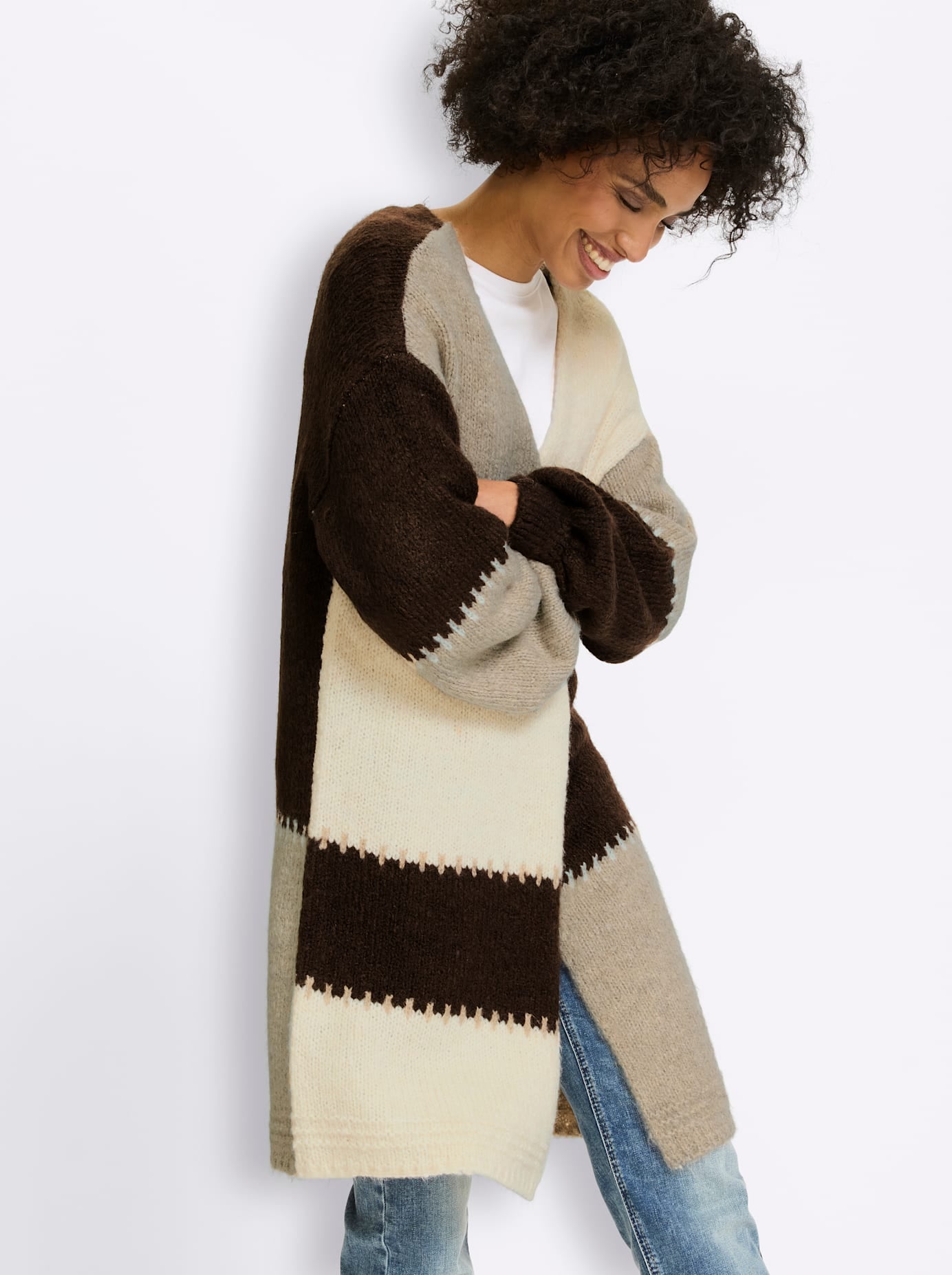 heine Longstrickjacke