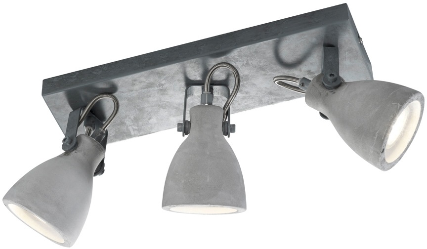 TRIO Leuchten Deckenstrahler »CONCRETE«, GU10, Deckenlampe