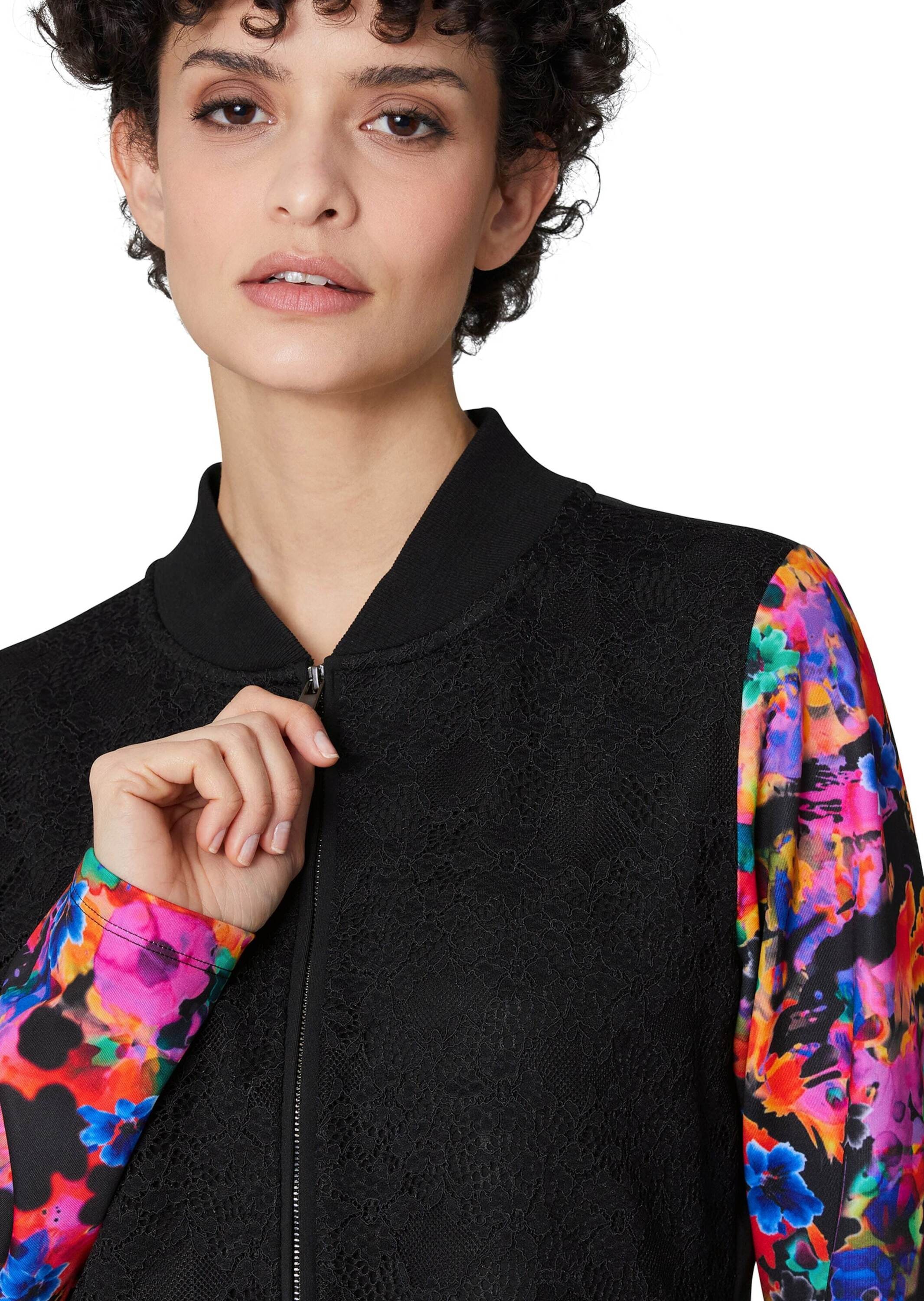 MADELEINE Outdoorjacke »Jacke Jacke mit floralen Trend-Ärmeln«