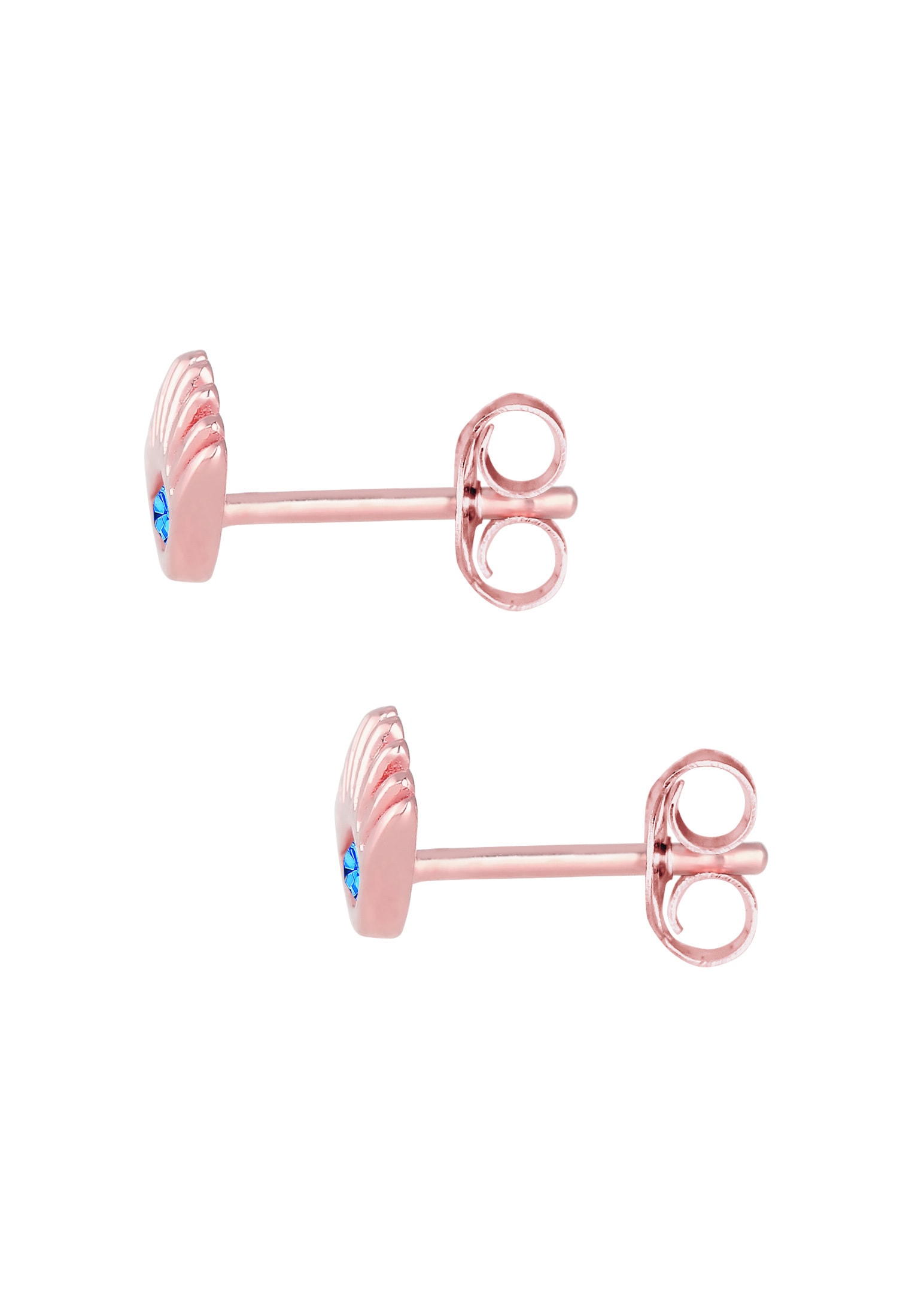 Elli Paar Ohrstecker »Ohrringe Ohrstecker Evil Eye Kristalle Blau 925 Sterling Silber«