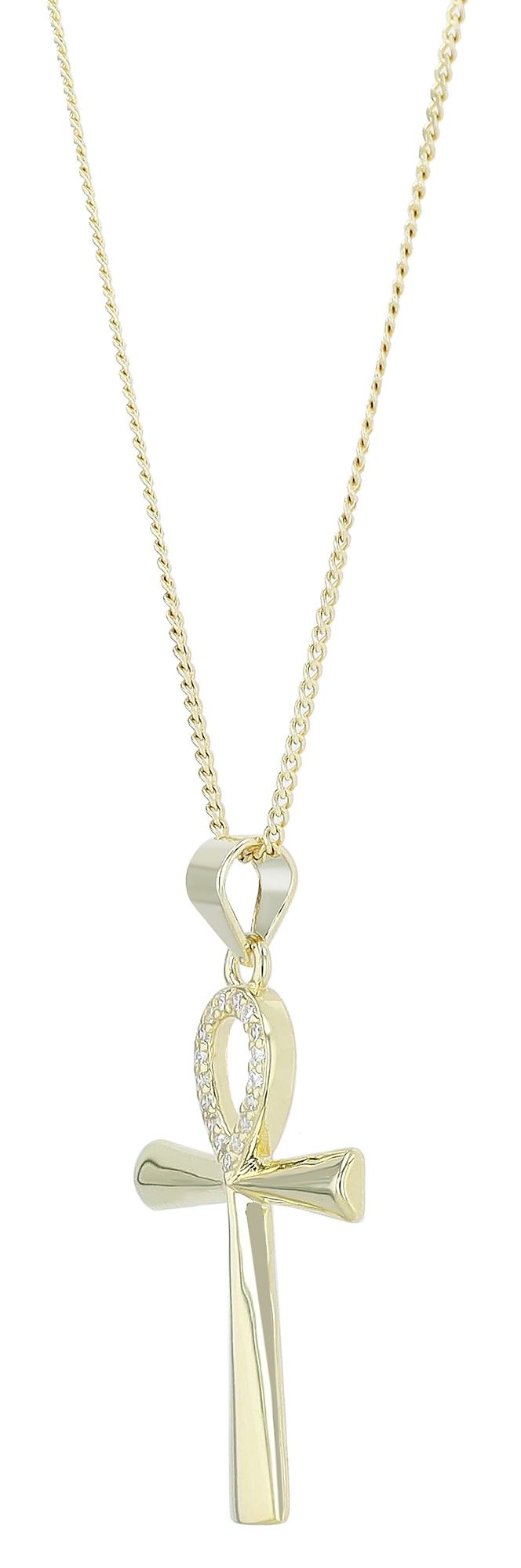 Adelia´s Kettenanhänger »Damen Anhänger ¿ Schlüsselanhänger aus 925 Silber mit Zirkonia«