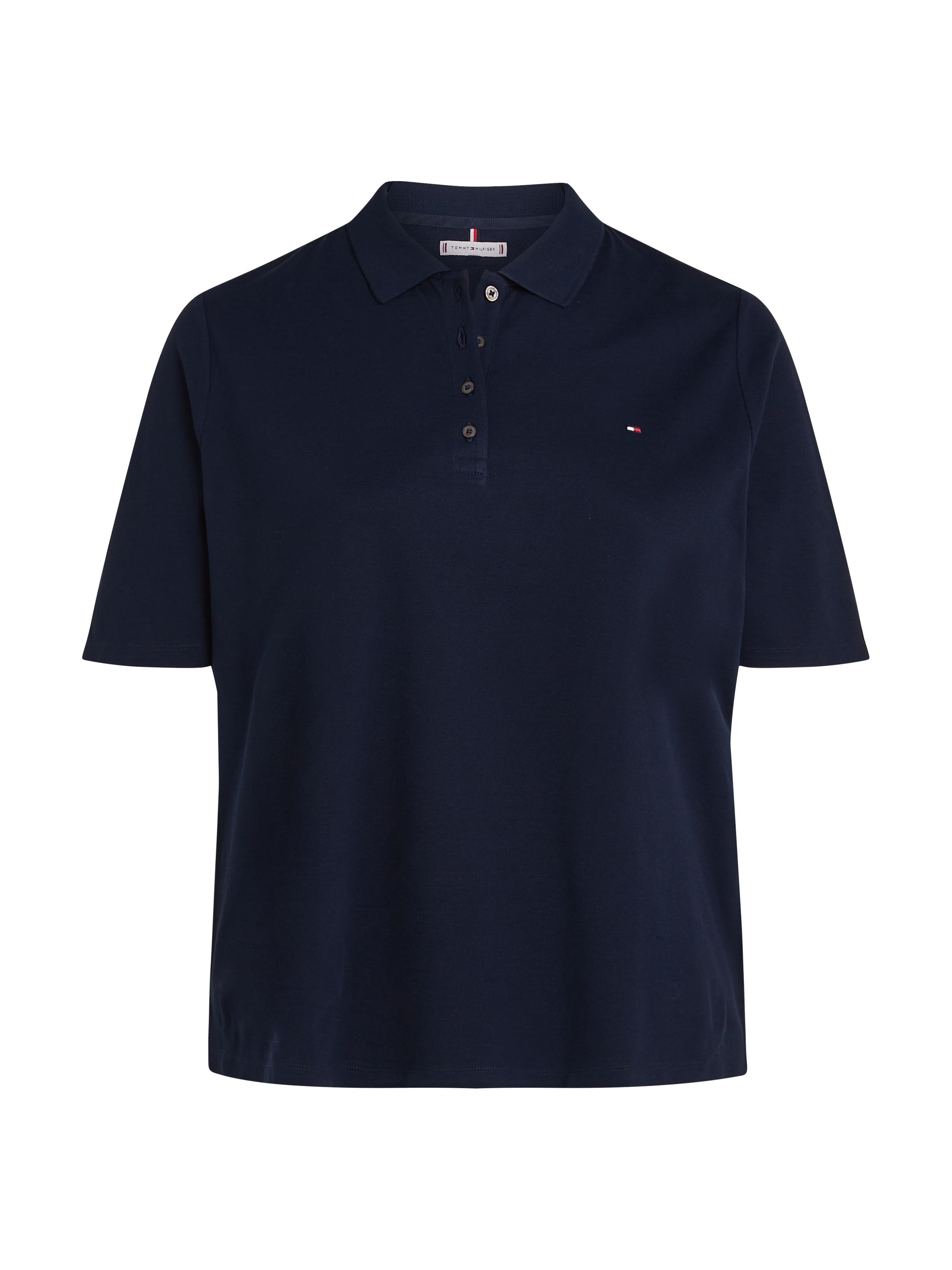 Tommy Hilfiger Curve Poloshirt »CRV 1985 REG PIQUE POLO SS«, in großen Größen