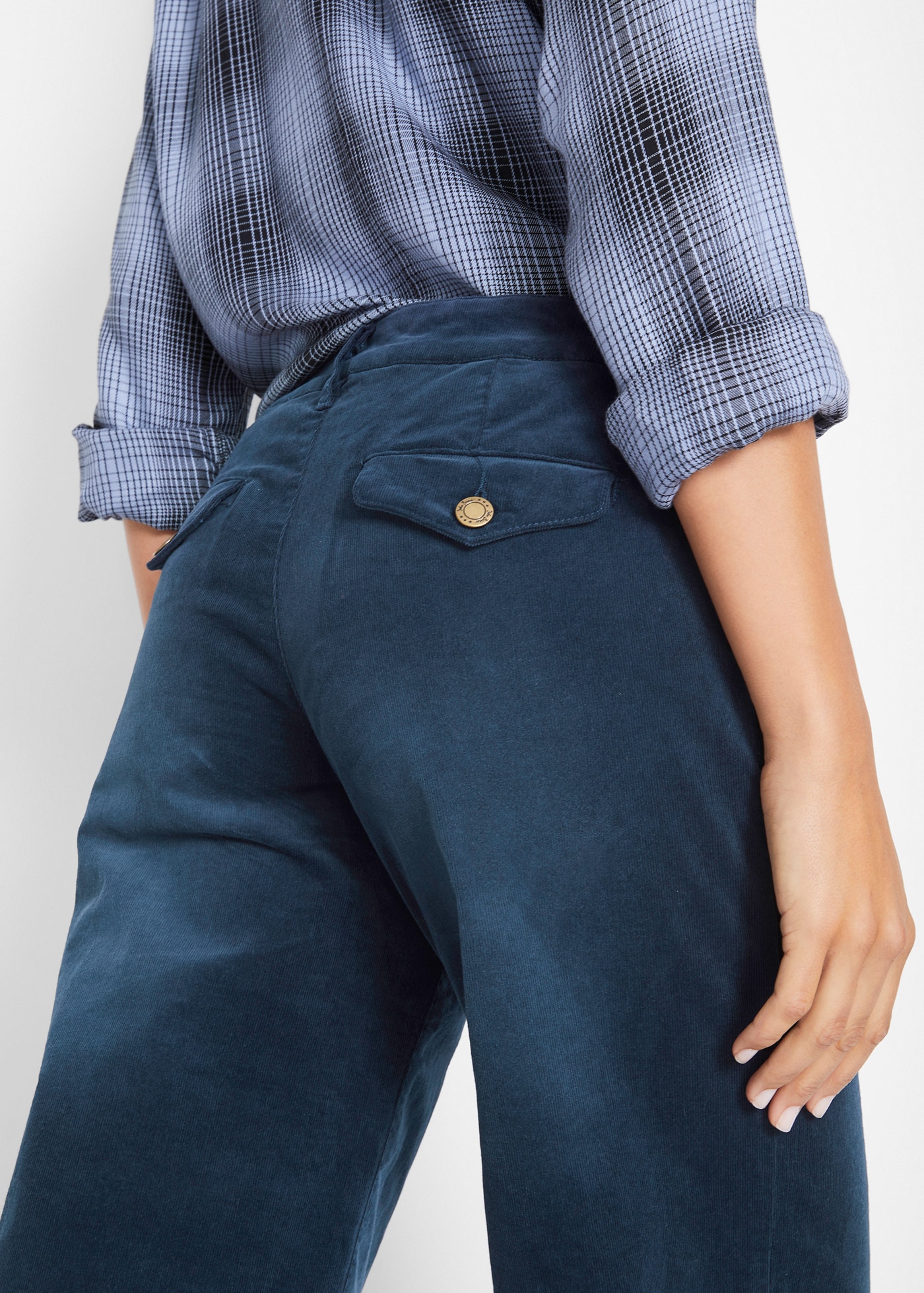 bonprix Cordhose »Stretch-Cordhose, Wide«  Stretch-Cordhose, Wide