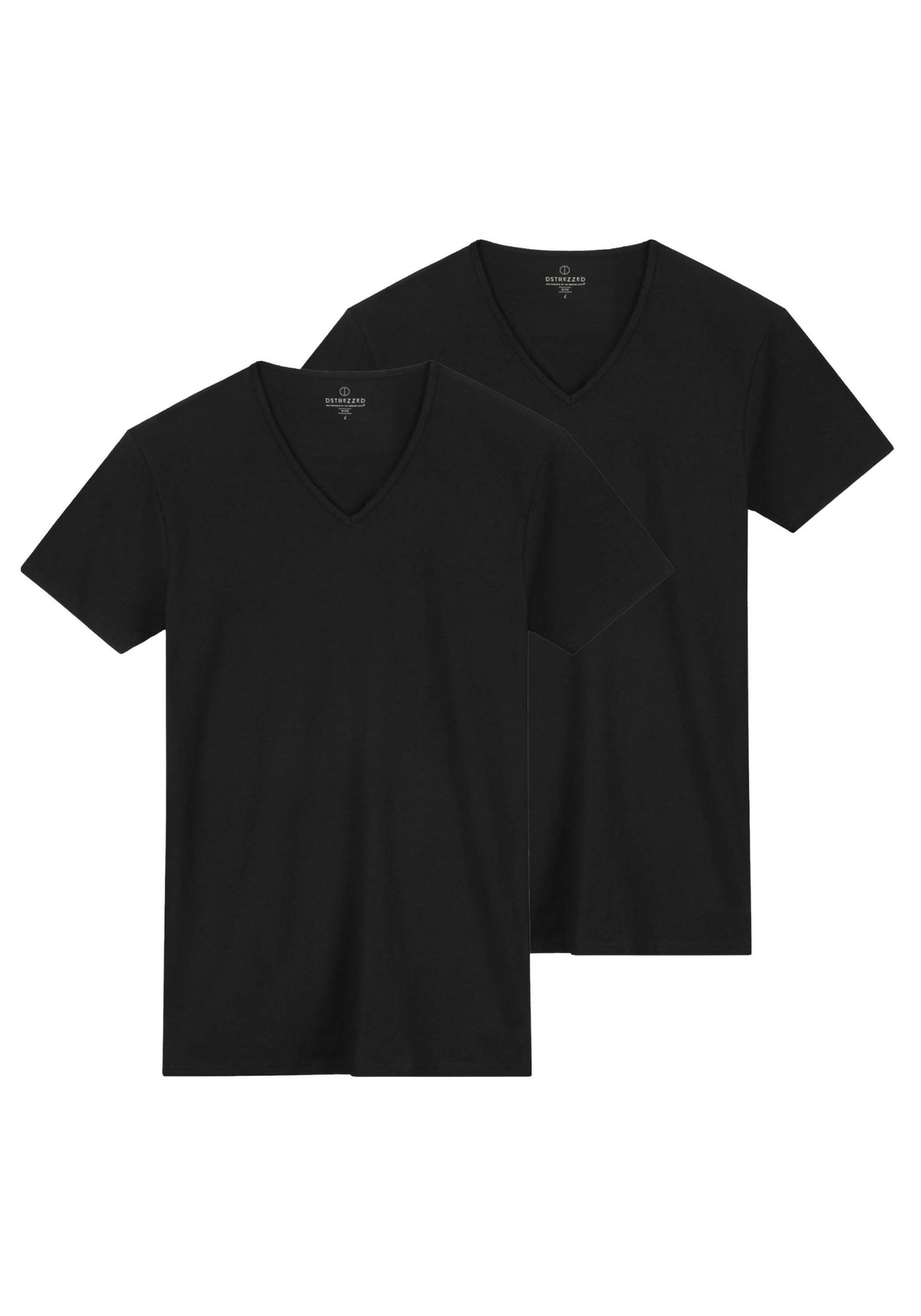 Dstrezzed T-Shirt »T-Shirt Eastwood 2 Pack V-Neck Tee Bamboo Blend 2er Pack« 2