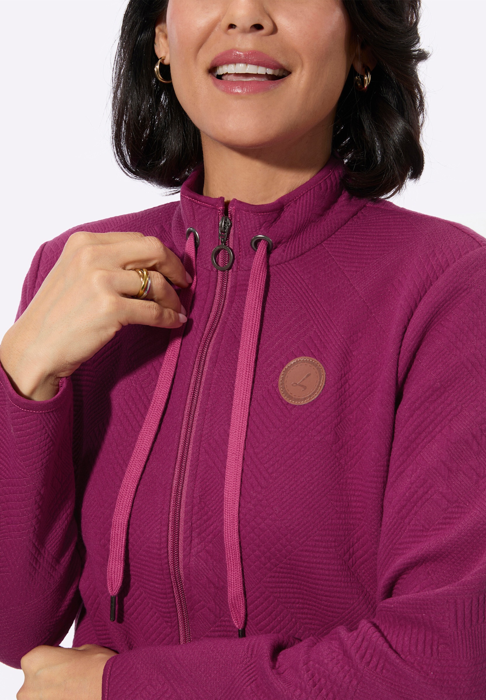 Witt Shirtjacke »Shirtjacke Shirtjacke im Jacquard-Mustermix«