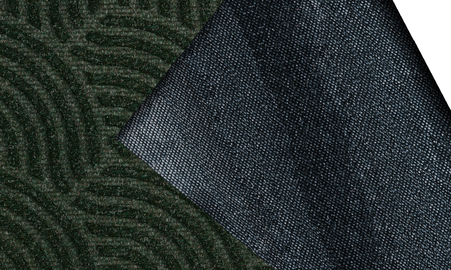 wash+dry by Kleen-Tex Fußmatte »Waves midnight green« rechteckig 8 mm Höhe