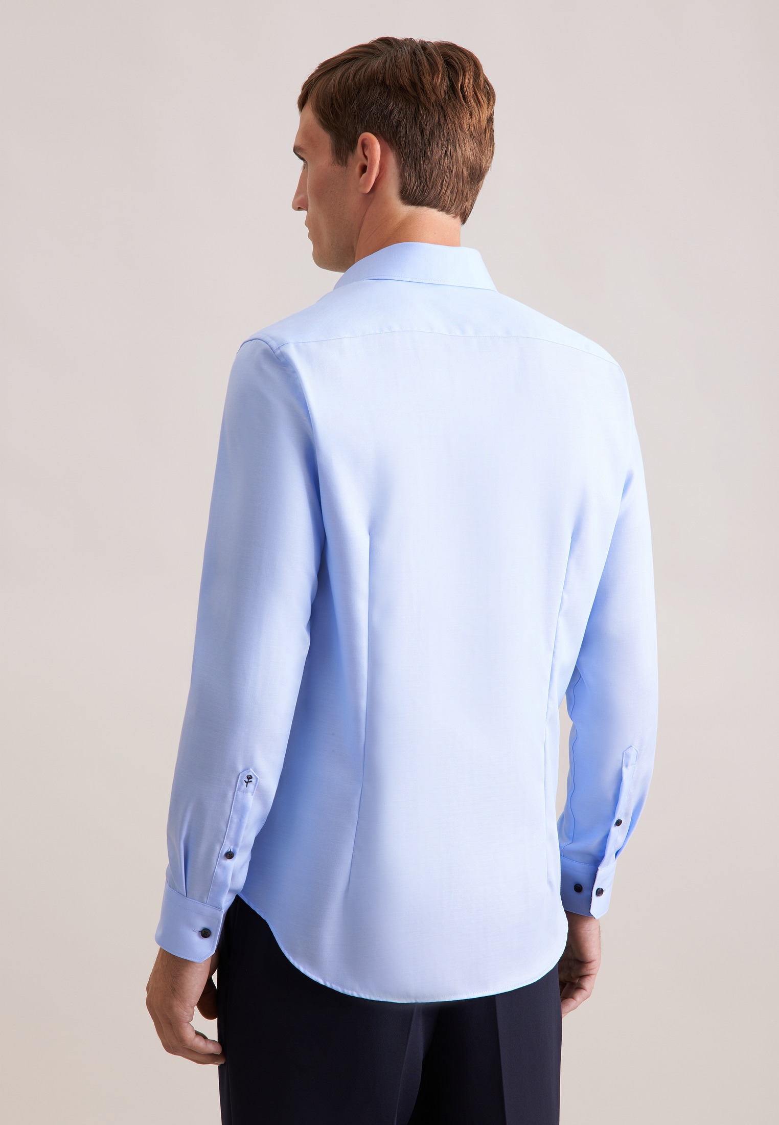 seidensticker Businesshemd »Schwarze Rose« Slim 1/1 Extra lang Kentkragen Uni