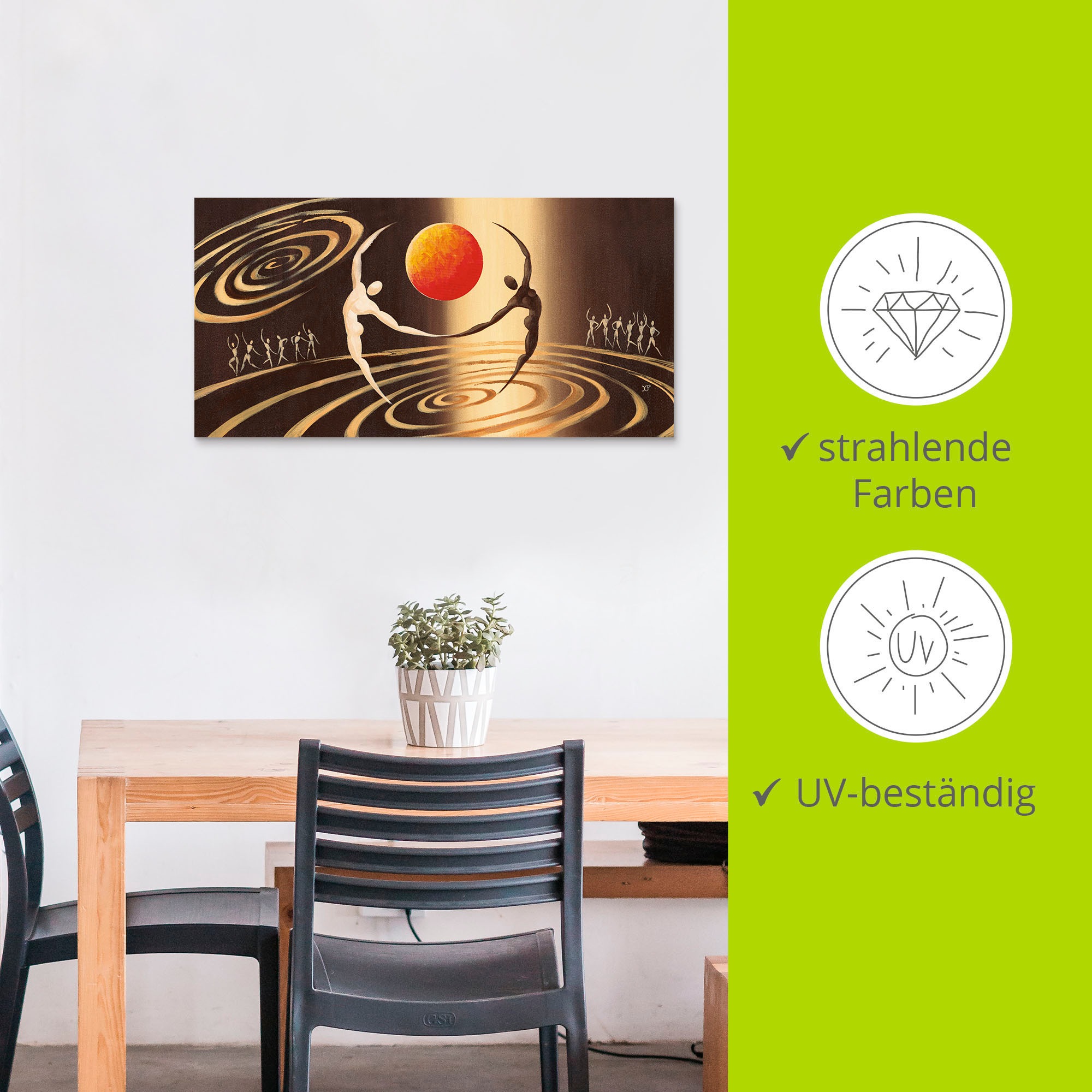 Artland Wandbild »Über dem Universum«, Paar, (1 St.), als Alubild, Outdoorbild, Leinwandbild, Wandaufkleber, versch. Größen