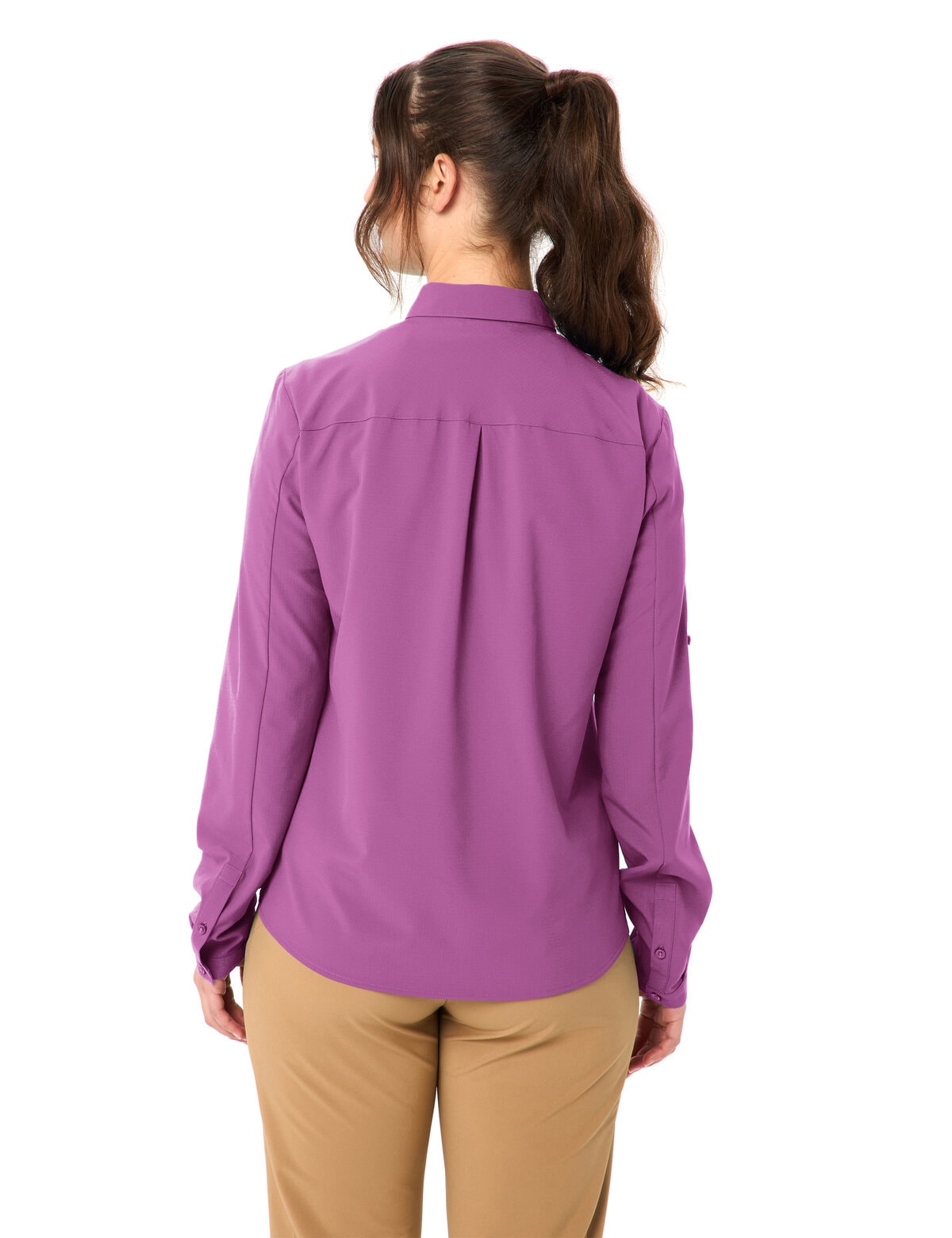 VAUDE Langarmshirt »WOMEN'S ROSEMOOR LS SHIRT IV« Langarm, für Trekking und Wandern, leicht und atmungsaktiv