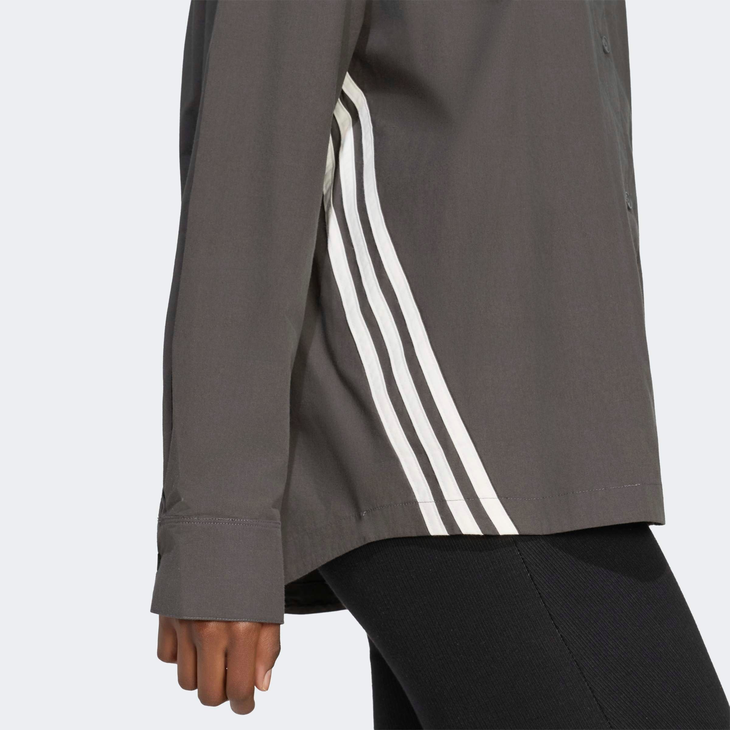 adidas Originals Langarmshirt »3-STREIFEN HEMD« lockere Passform, Langarm, sportlich, für Sportmode und Streetwear