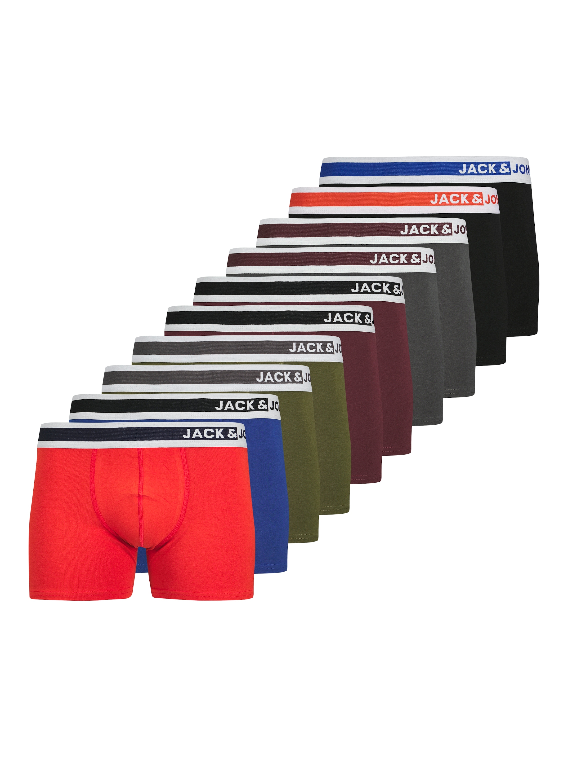 Jack & Jones Trunk »JACJIMMY SOLID TRUNKS 10 PACK«, (Packung, 10 St.)