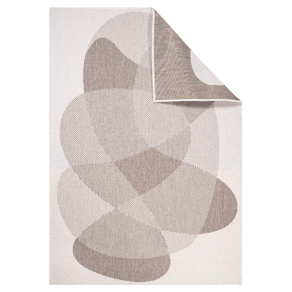 Carpet City Outdoorteppich »DUO RUG 5835«, rechteckig, 5 mm Höhe, Wendeteppich Wetterfest In- & Outdoor, Balkon, Terrasse, Wohnzimmer