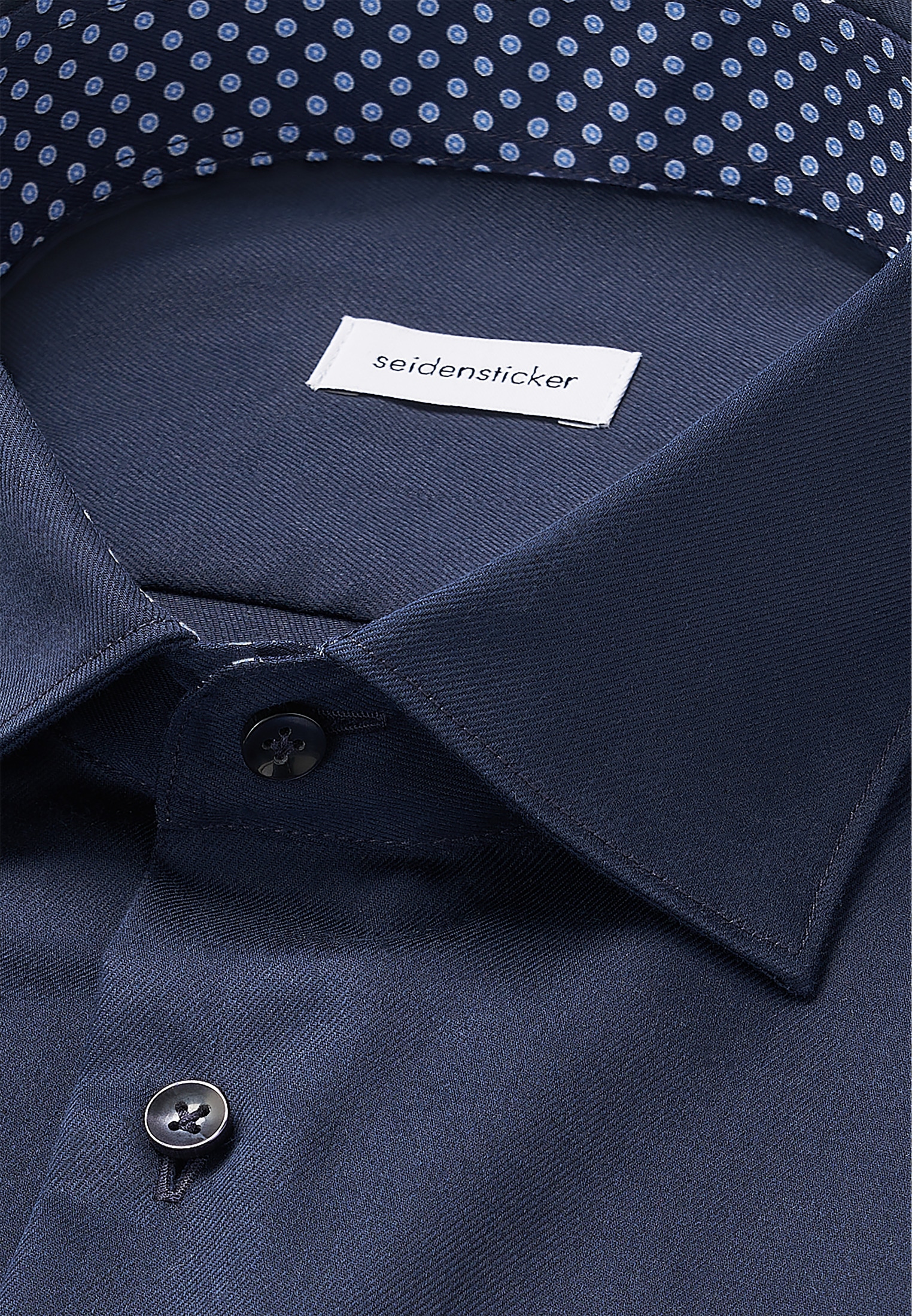 seidensticker Businesshemd »Schwarze Rose« Slim 1/1 Kentkragen Uni